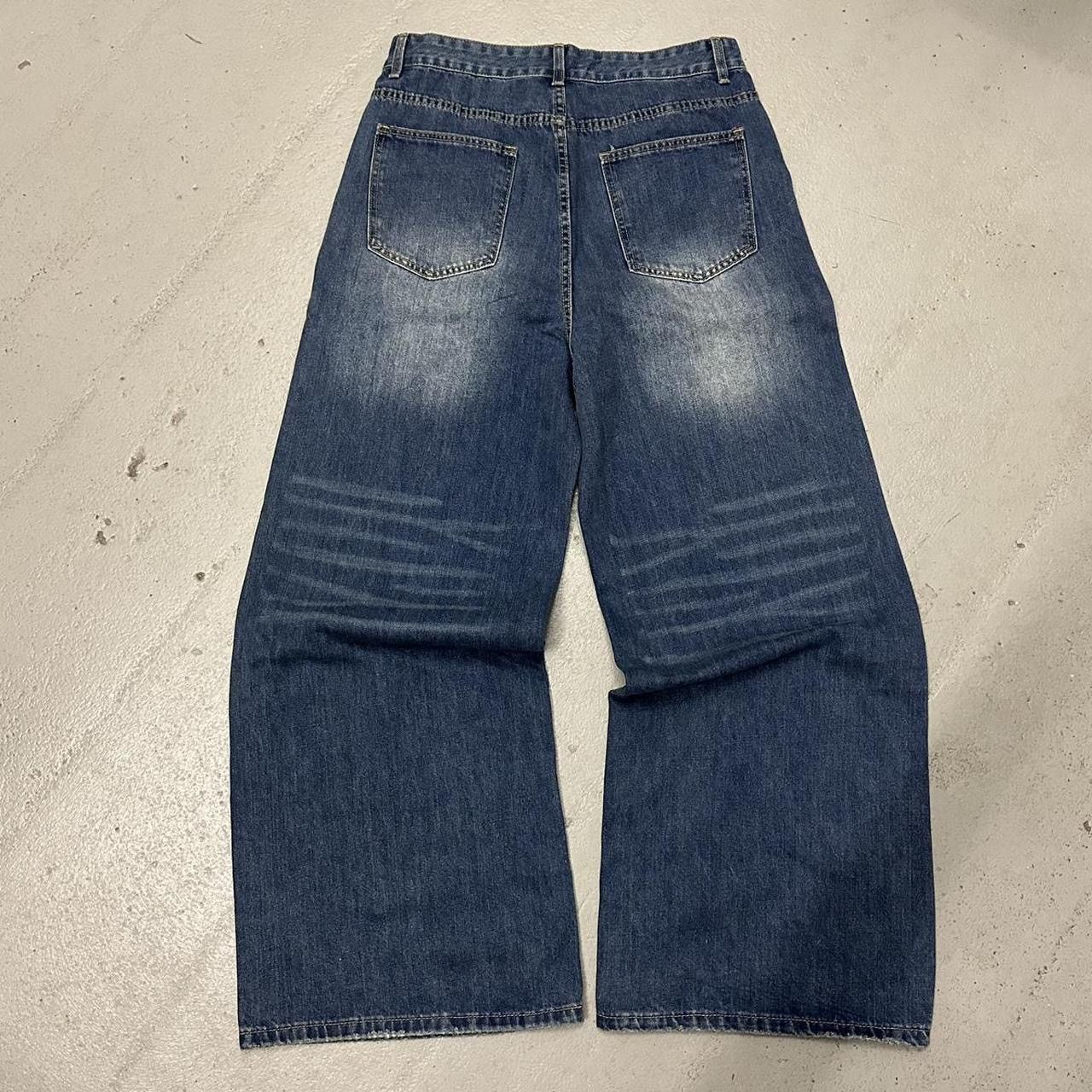 Japanese Brand Baggy faded jeans Size US 30 / EU 46 - 3 Thumbnail