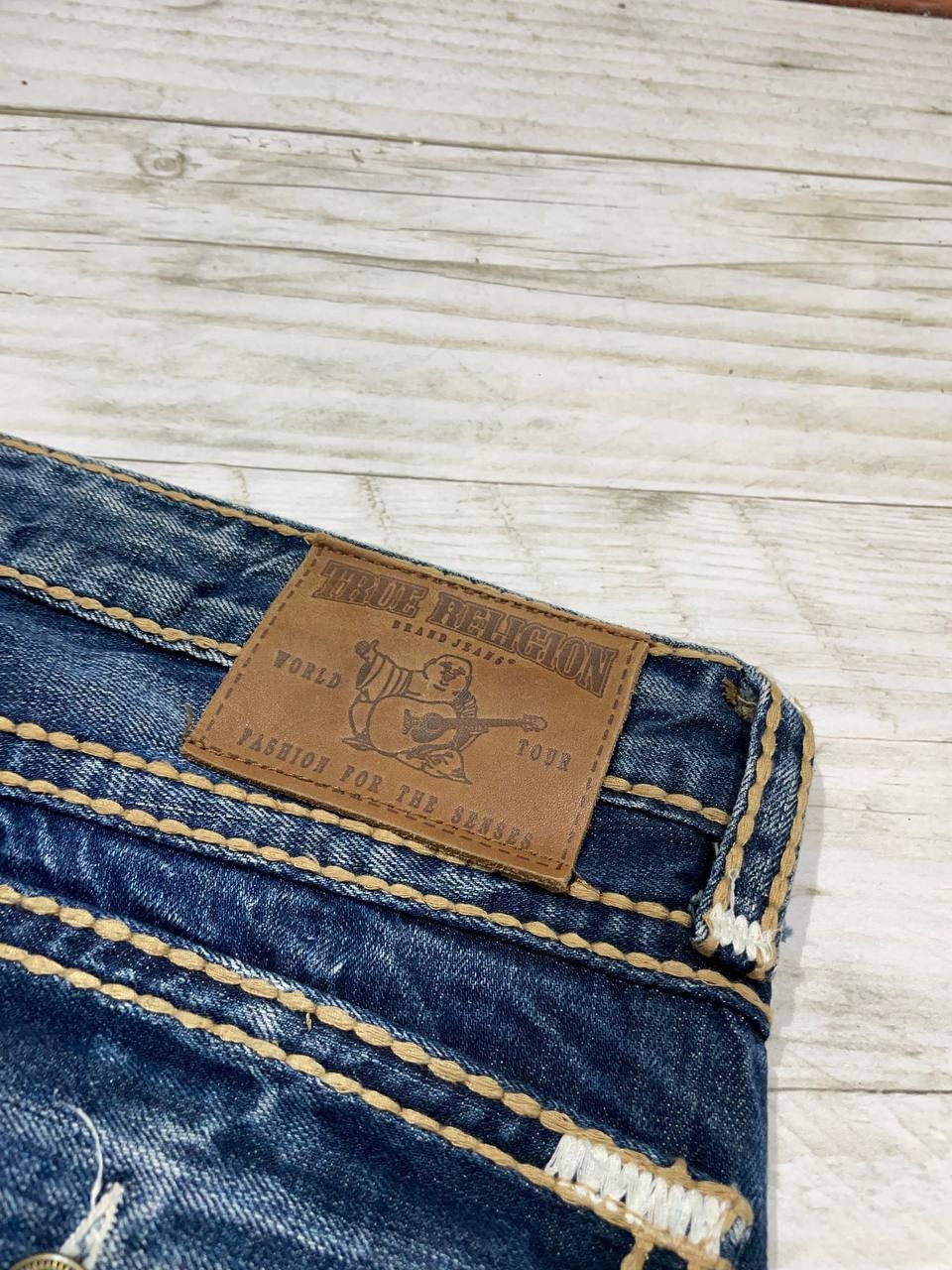 True Religion Vintage True Religion Denim Jeans Y2K Japan Baggy 90s Size US 34 / EU 50 - 20 Thumbnail