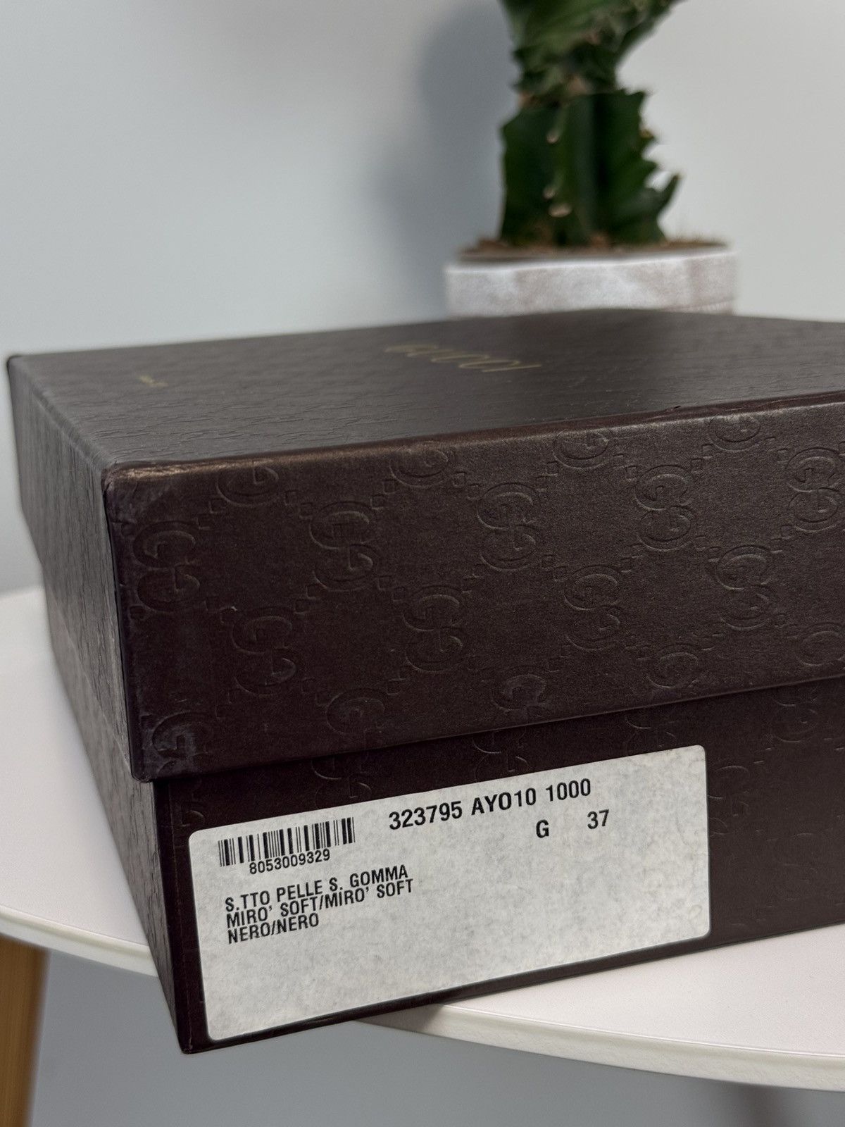 Gucci Gucci Black Leather Studded High-Top Sneakers Size US 7 / IT 37 - 11 Thumbnail