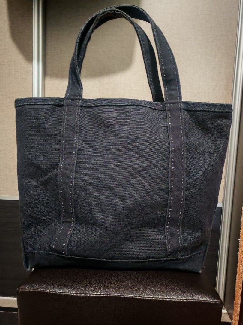 L.L. Bean L.L. Bean Boat & Tote Zip Canvas Bag Made in USA Vintage Size ONE SIZE - 4 Thumbnail