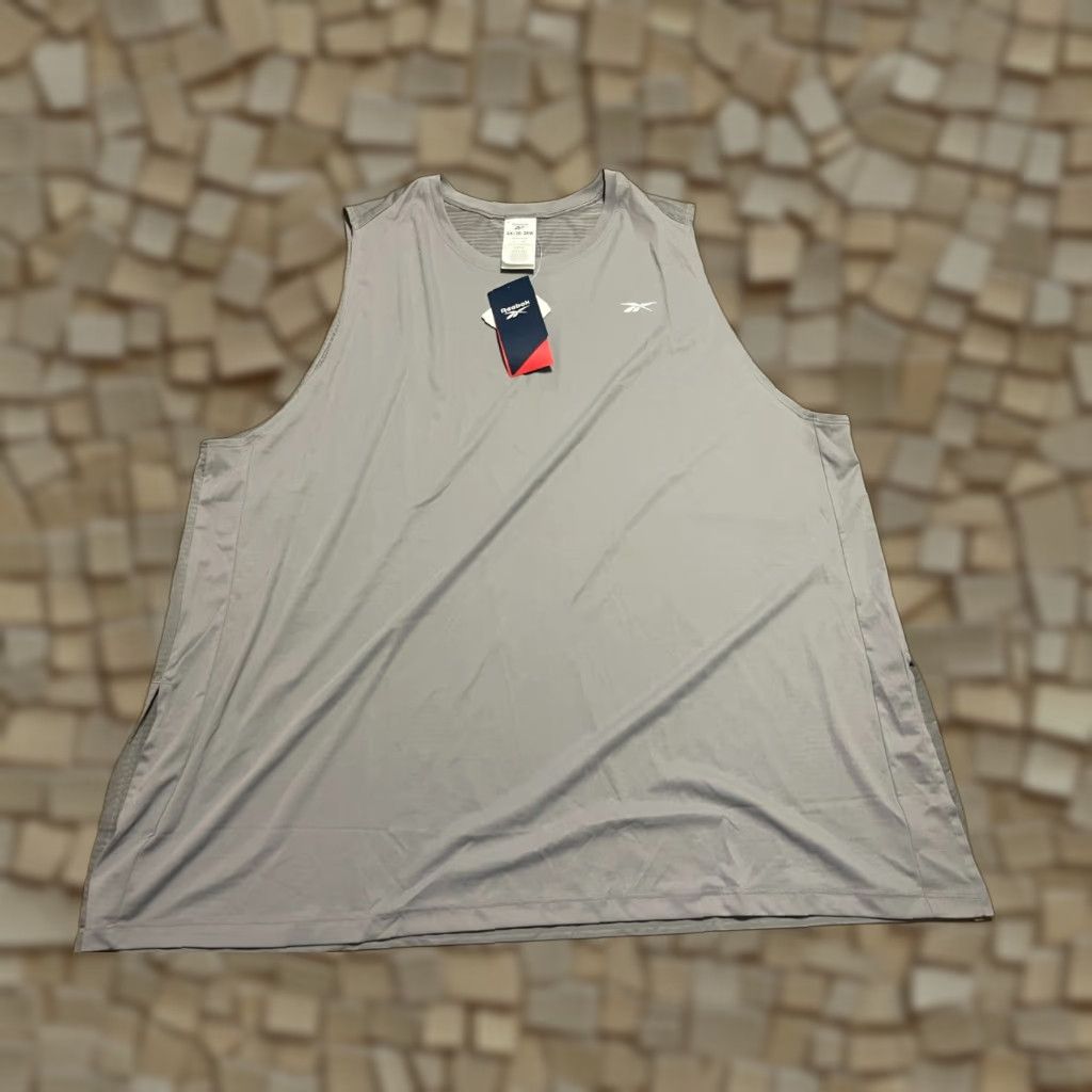 Reebok Reebok Tank Top, Women 4X, Gray, Speedwick, Sleeveless Size XXL / US 16-18 / IT 52-54 - 1 Thumbnail