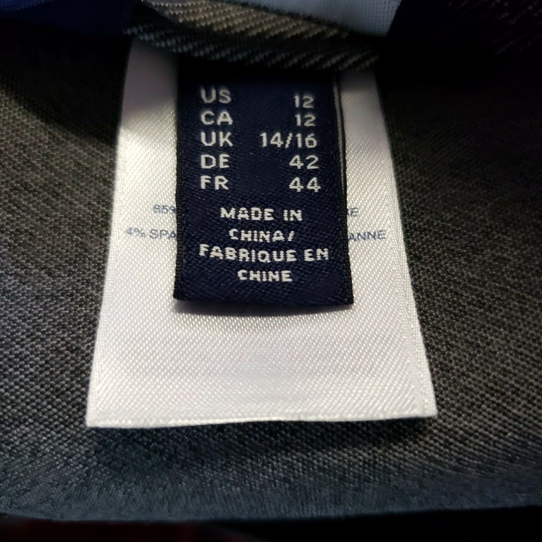 Lands' End Lands' End Outfitters Womens Pencil Skirt Sz 12 Solid Gray Pockets Elastic Waist Knee Length Sunglasses Size 34" / US 12 / IT 48 - 4 Thumbnail