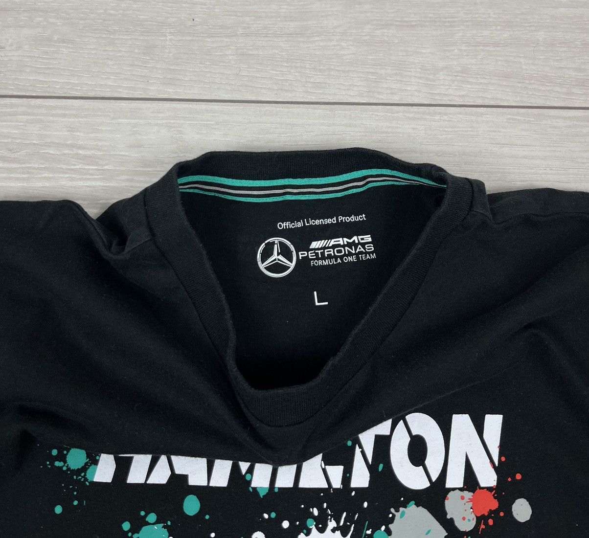 Formula 1 Mercedes AMG Petronas Formula One Racing Team Hamilton Shirt Size US M / EU 48-50 / 2 - 8 Thumbnail