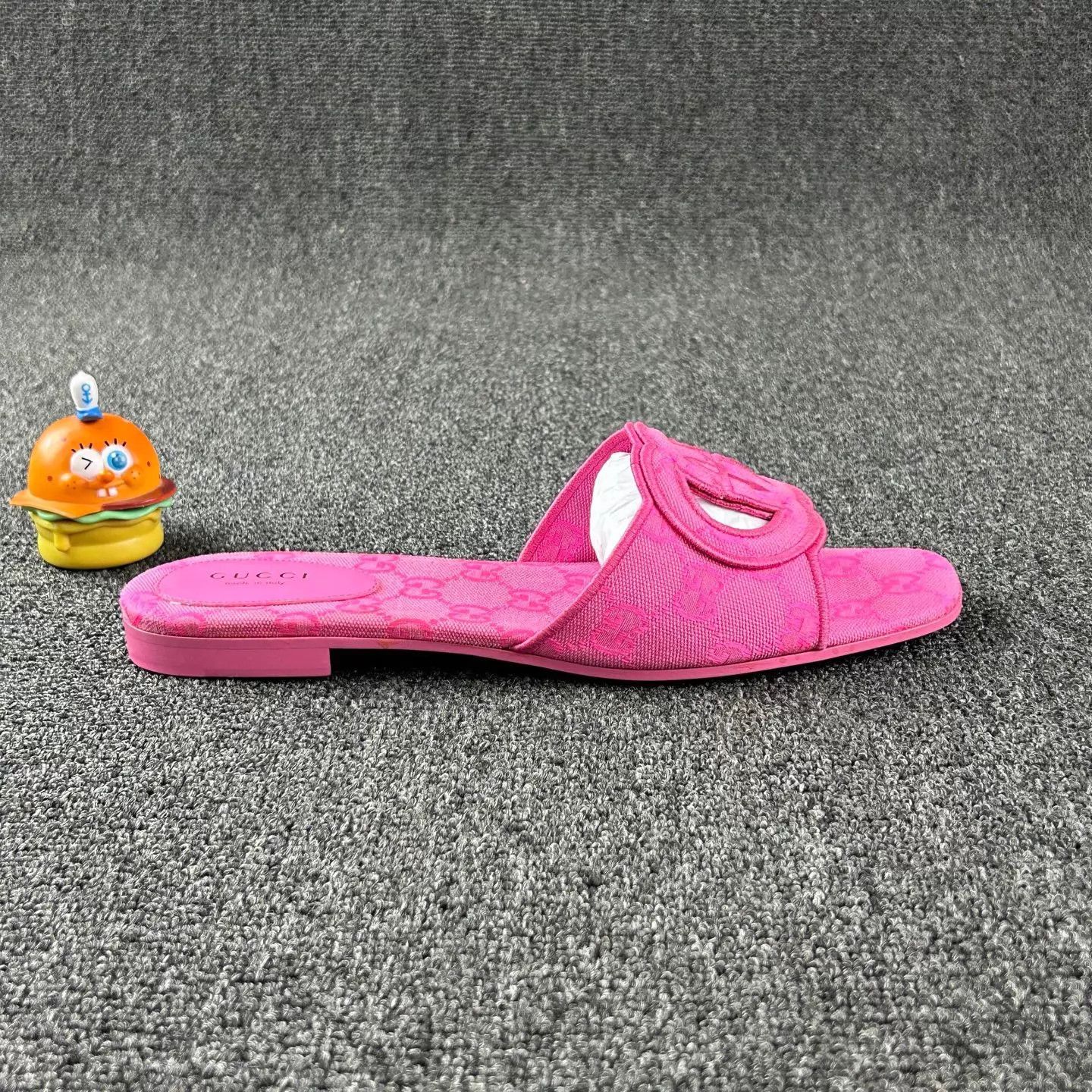 Gucci Gucci Pink GG Cutout Slippers 40 Size US 9.5 / IT 39.5 - 3 Thumbnail