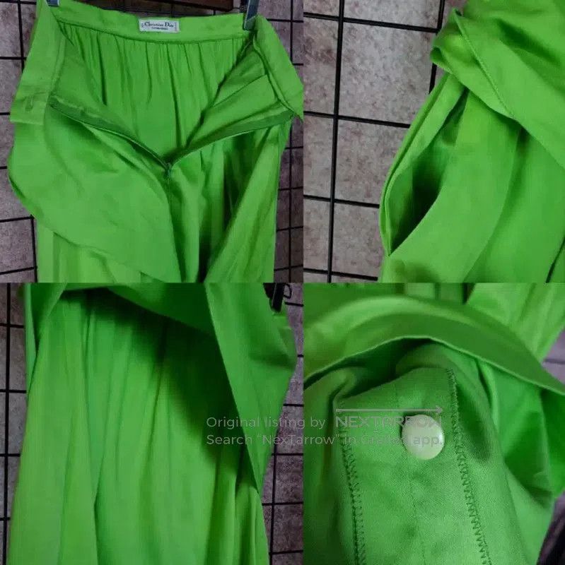 Dior Dior Green Cotton Mid. Size 23" - 9 Thumbnail