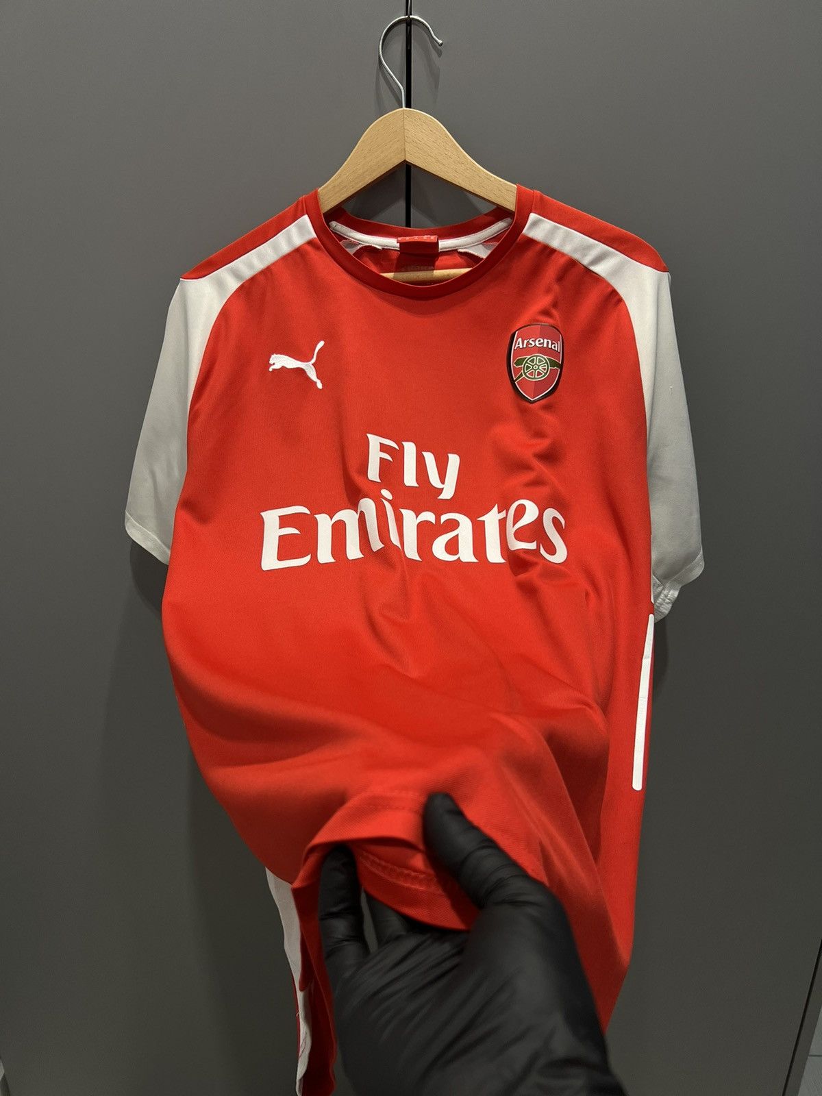 Puma Puma Arsenal Football Shirt Mens 14-15 Home Jersey Size US XL / EU 56 / 4 - 6 Thumbnail