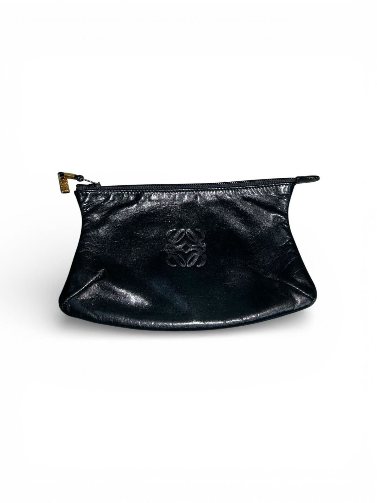 Loewe 90s Heritage Black Nappa Anagram Leather Pouch/Clutch Size ONE SIZE - 3 Thumbnail