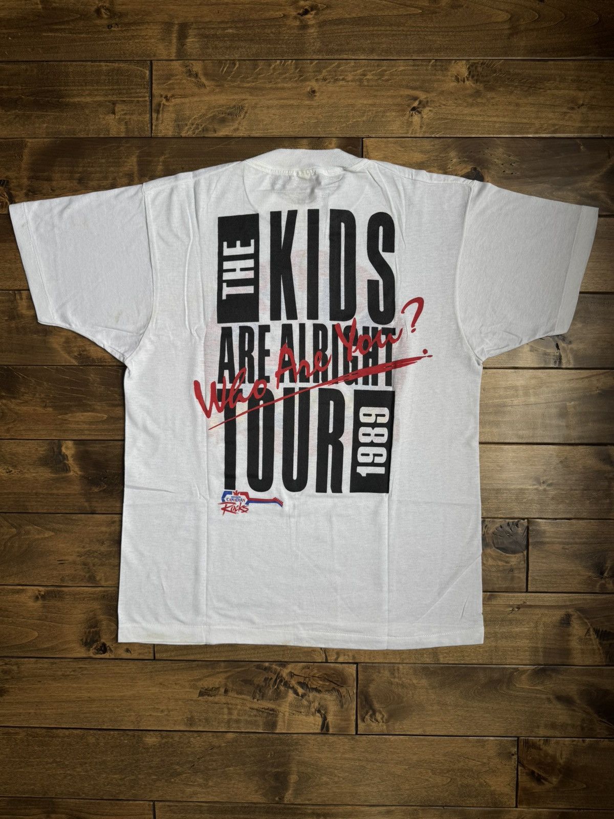 Vintage Vintage 80s The Who Band Tee Single Stitch Screen Stars Size US L / EU 52-54 / 3 - 2 Thumbnail