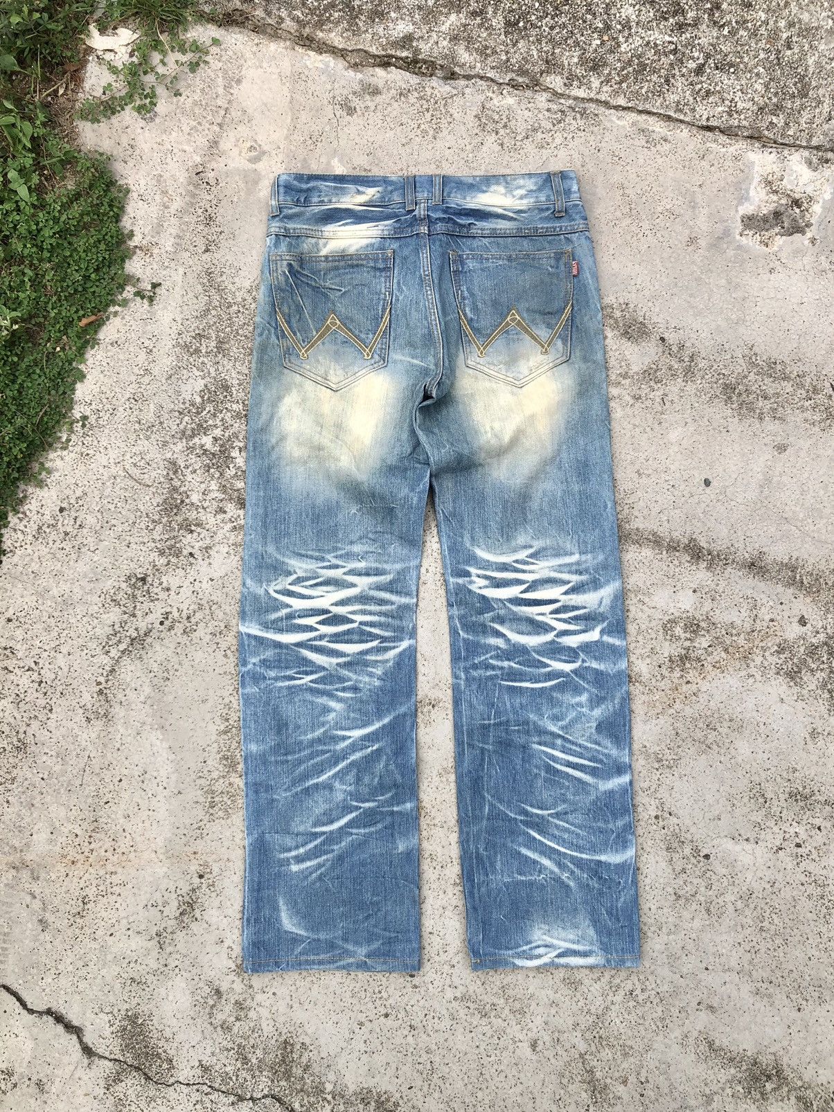 Hypebeast INTERFACE WASHED BLUE DISTRESSED DENIM Size US 32 / EU 48 - 6 Thumbnail