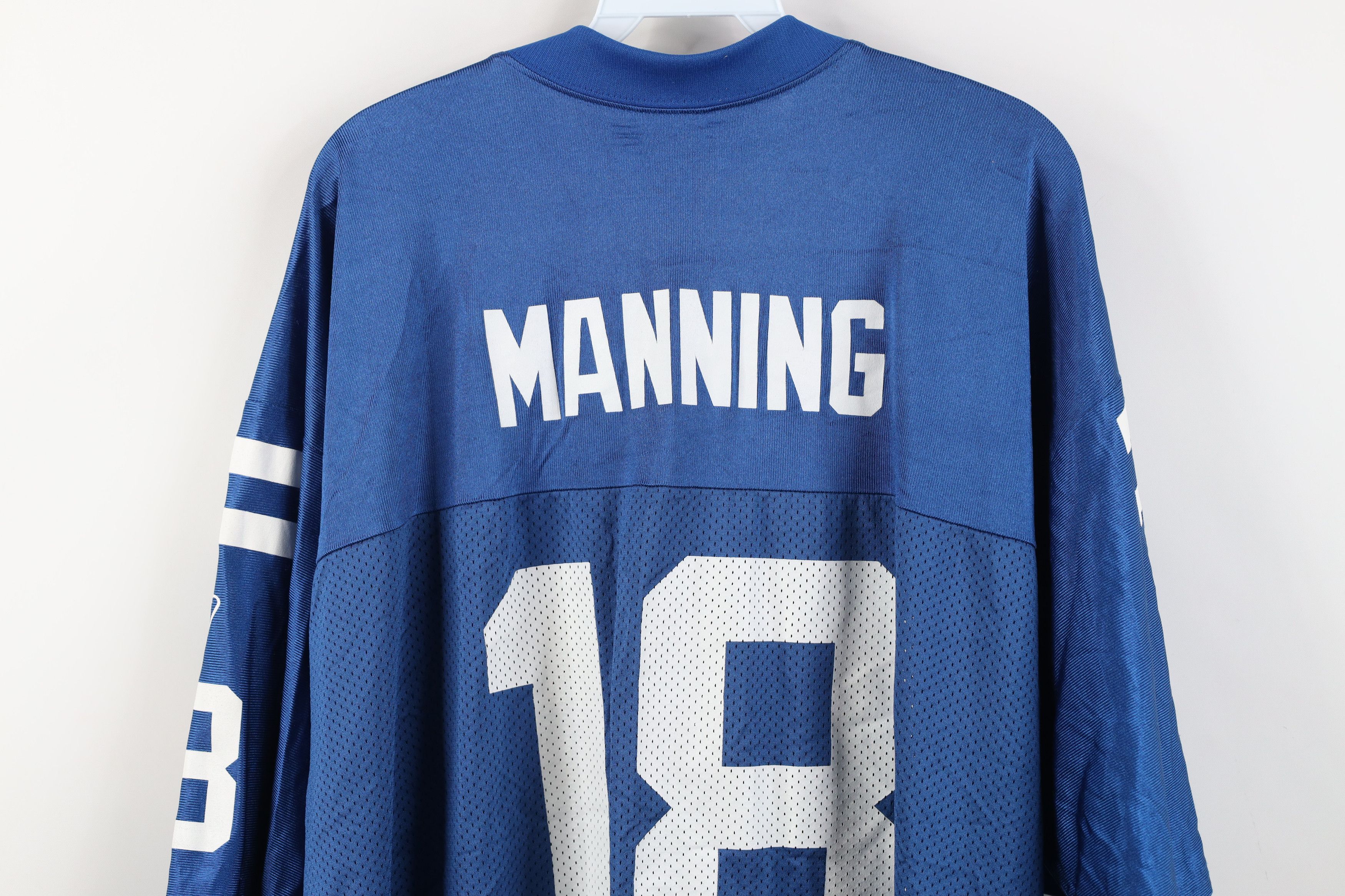 Reebok Vintage Reebok Peyton Manning Indianapolis Colts Jersey Size US XXL / EU 58 / 5 - 14 Thumbnail