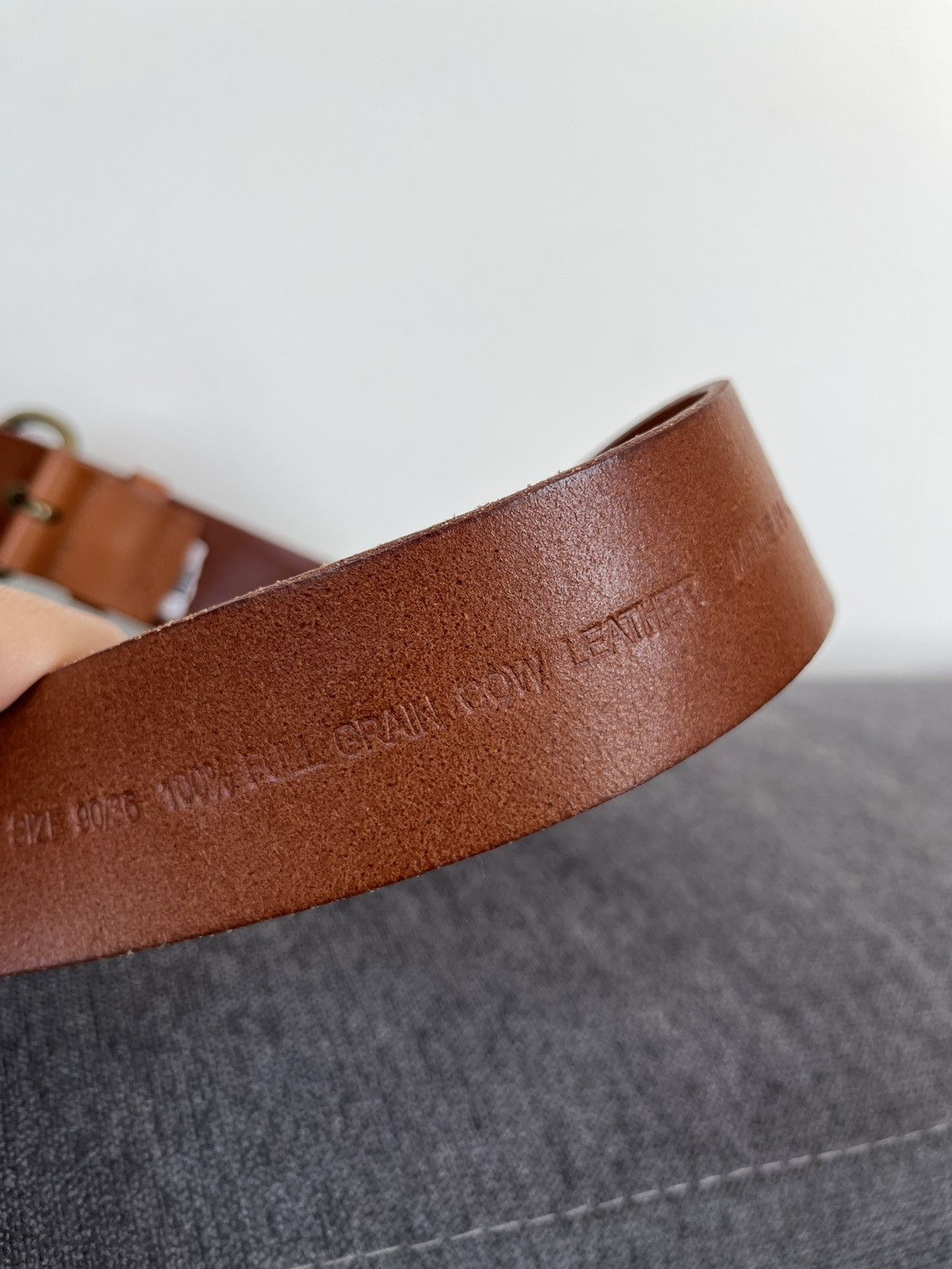 Levi's Levis Brown Cow Leather Belt Size ONE SIZE - 13 Thumbnail