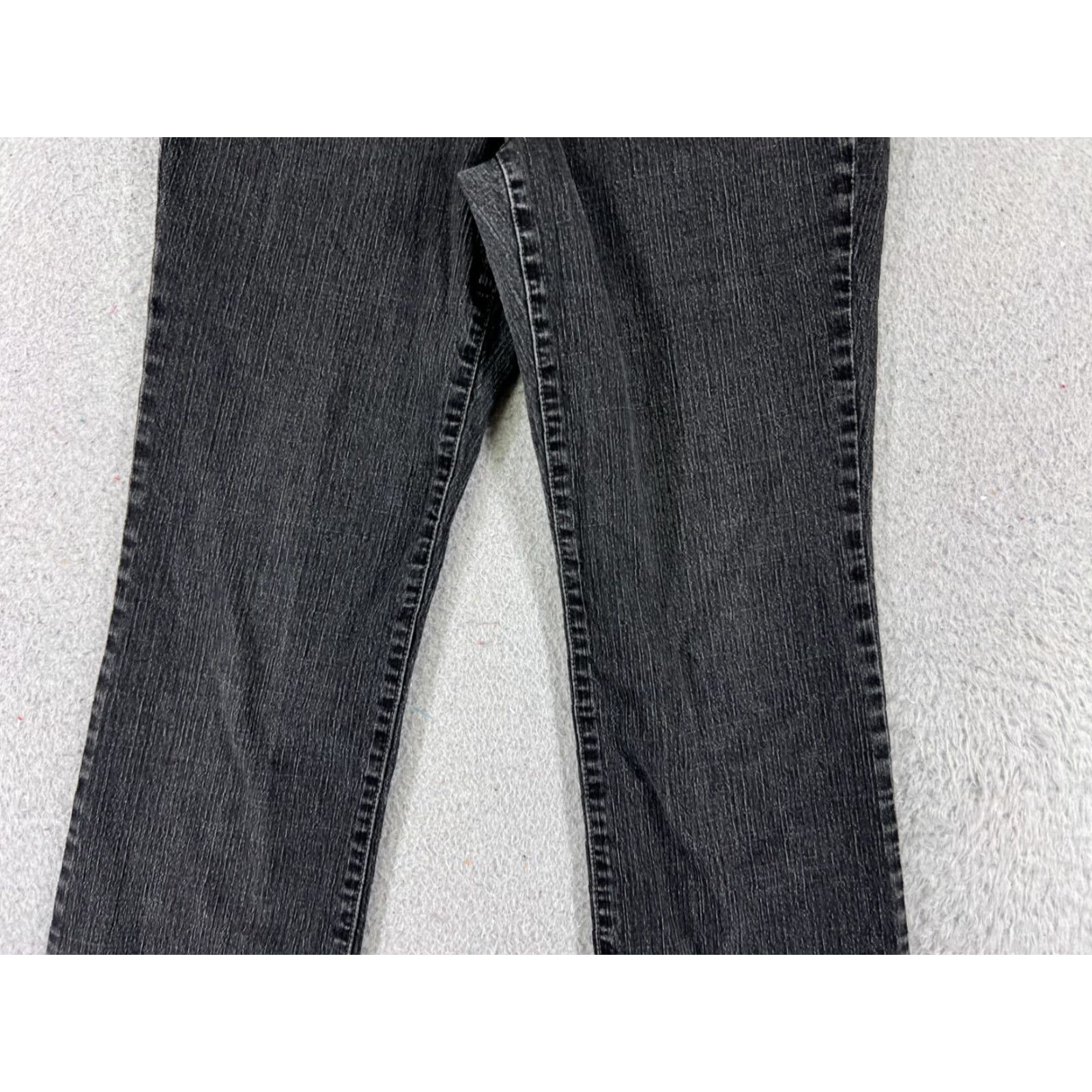 Vintage Style&co. Jeans Women’s Pants Black Cotton Blend Denim Straight Leg 26x29 Regular 4 Vintage? No Size 27" / US 4 / IT 40 - 3 Thumbnail
