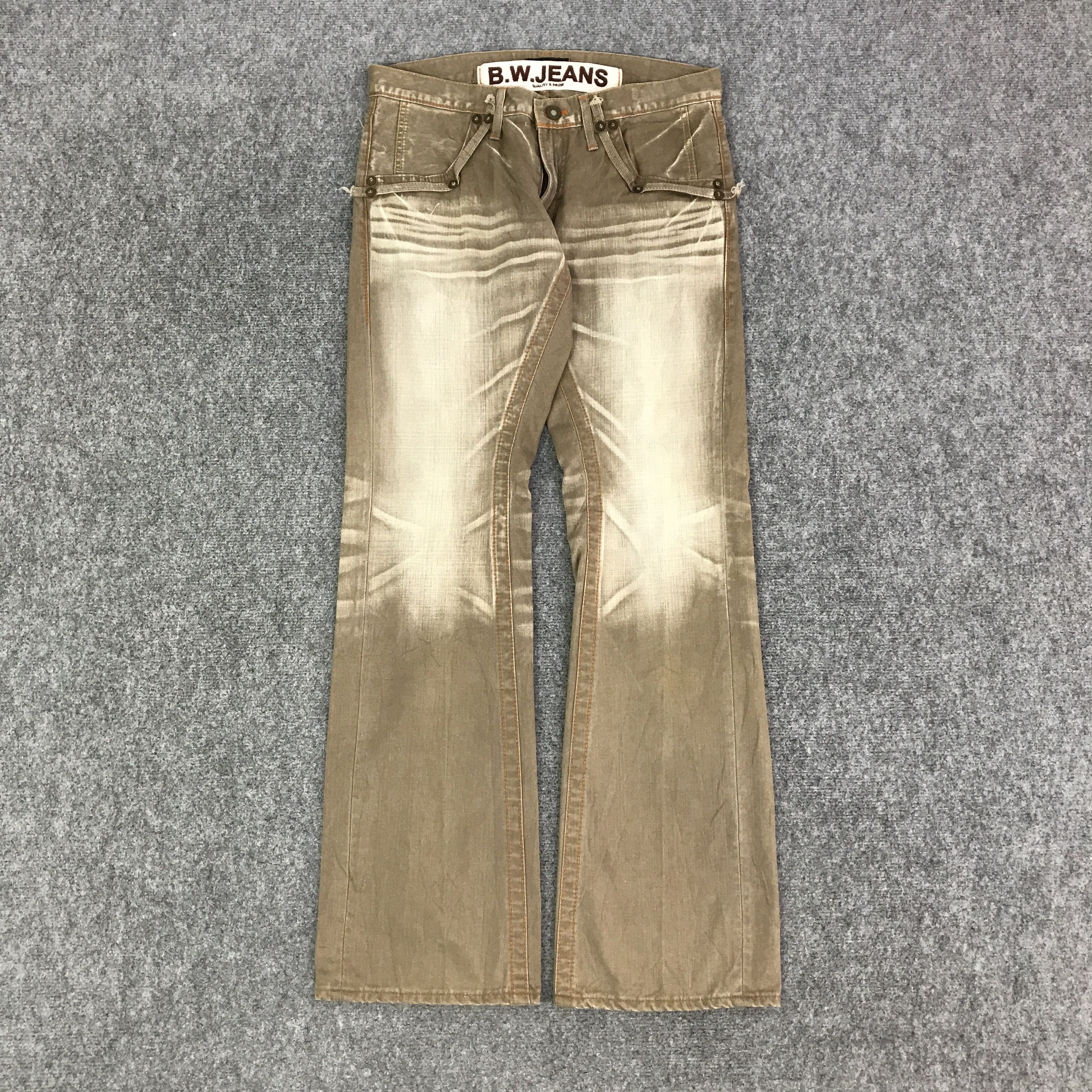 Japanese Brand FLARE BLUE WAY JAPAN BOOTCUT DENIM PANTS DENIM K118B15 Size US 32 / EU 48 - 1 Thumbnail