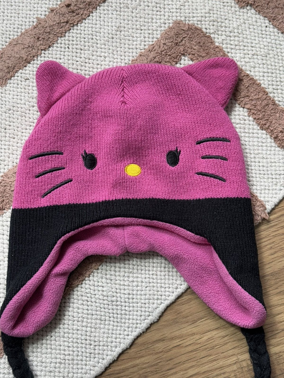 Cartoon Network × Vintage CUTE HELLO KITTY AVIATOR HAT Size ONE SIZE - 2 Thumbnail