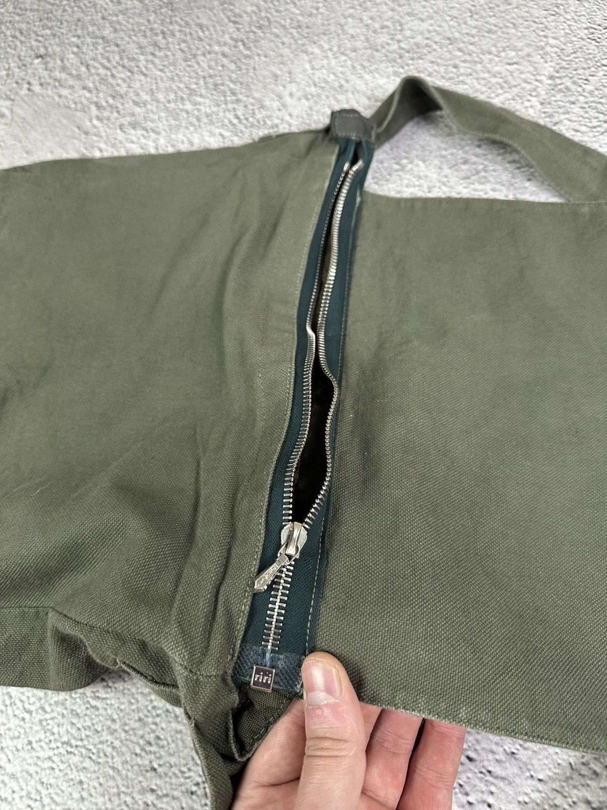 Japanese Brand × Vintage Rare Vintage Bags Japan Avant Garde Camo RIRI Size ONE SIZE - 6 Thumbnail