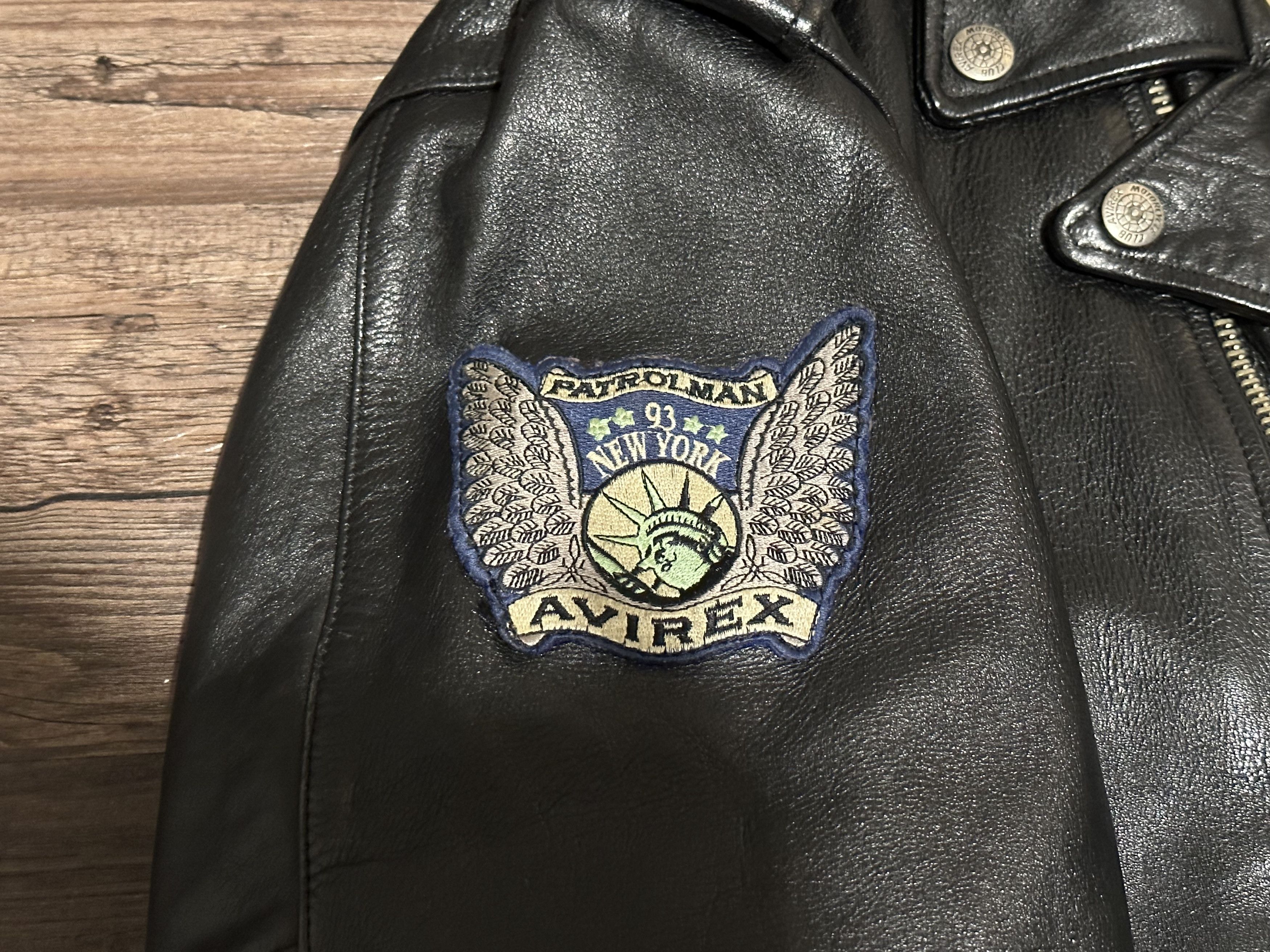 Avirex Avirex Leather Jacket Miss .45 Size XL Size US XL / EU 56 / 4 - 6 Thumbnail