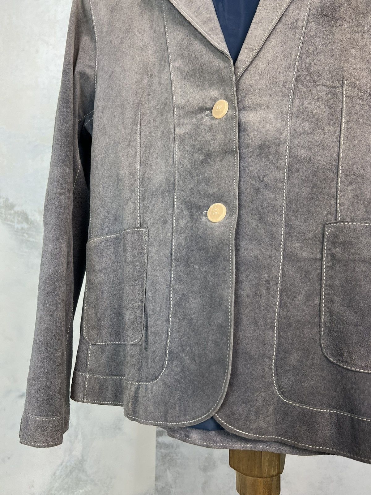 Vintage TCM Leather Blazer Jacket Size M - L