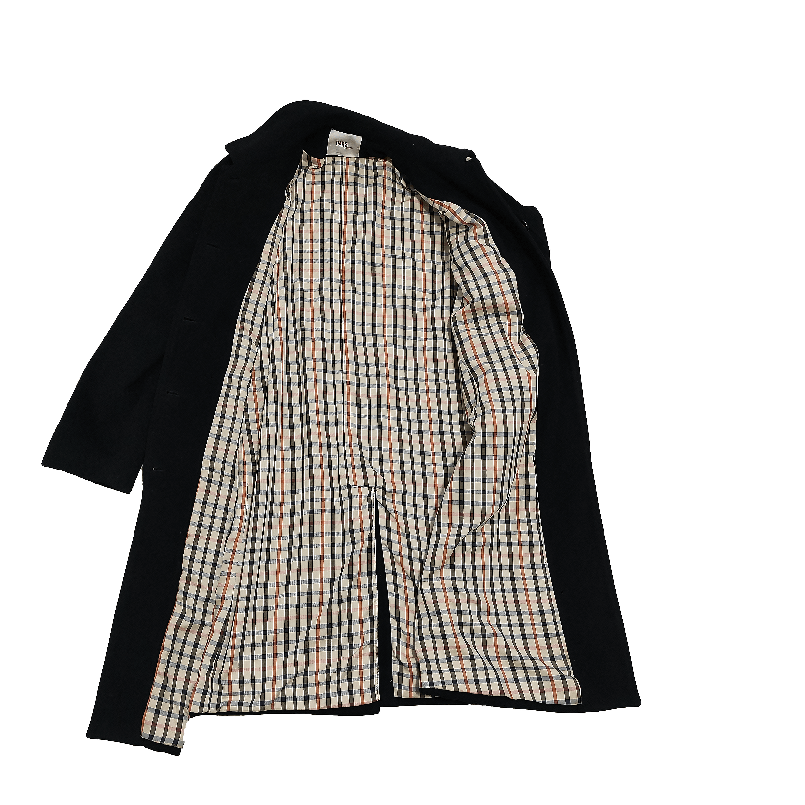 DAKS × Vintage Daks London Long Coat Cashmere Wool England UK 12 US 8 Size M / US 6-8 / IT 42-44 - 6 Thumbnail