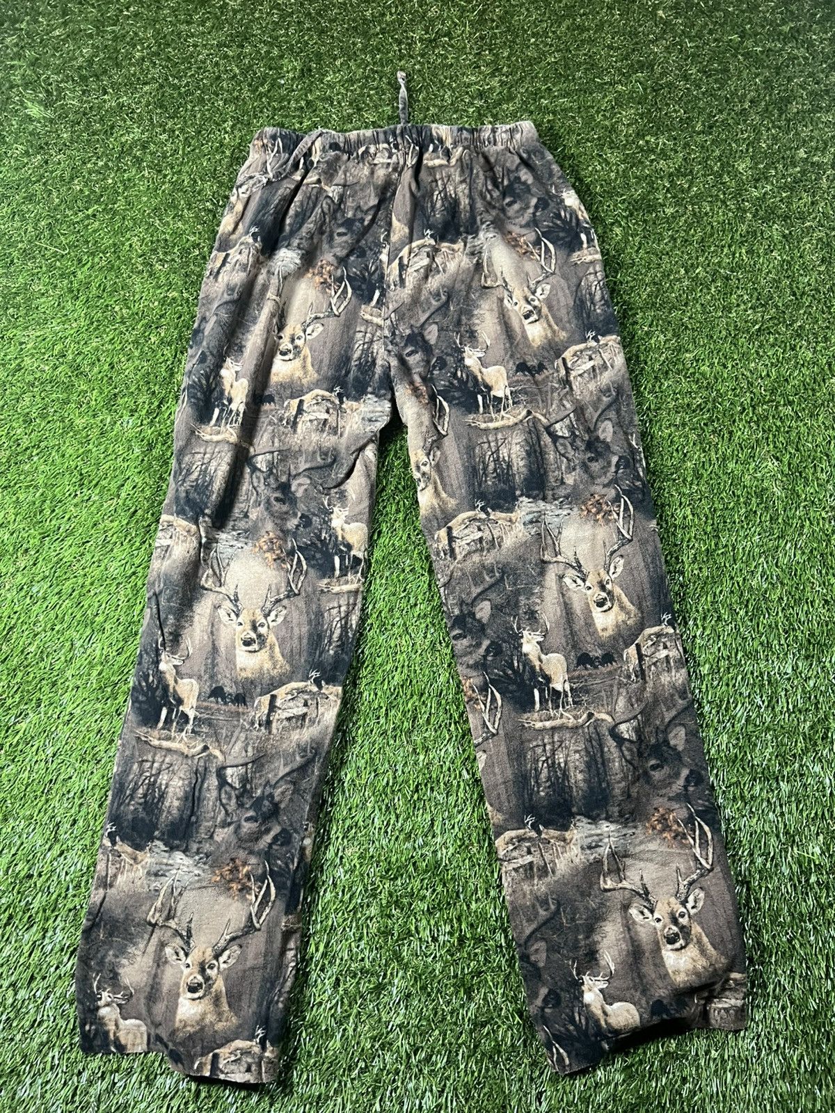Realtree Vintage 90s Real Tree Camo Deer Baggy Cozy Fall Sweat Pants ...