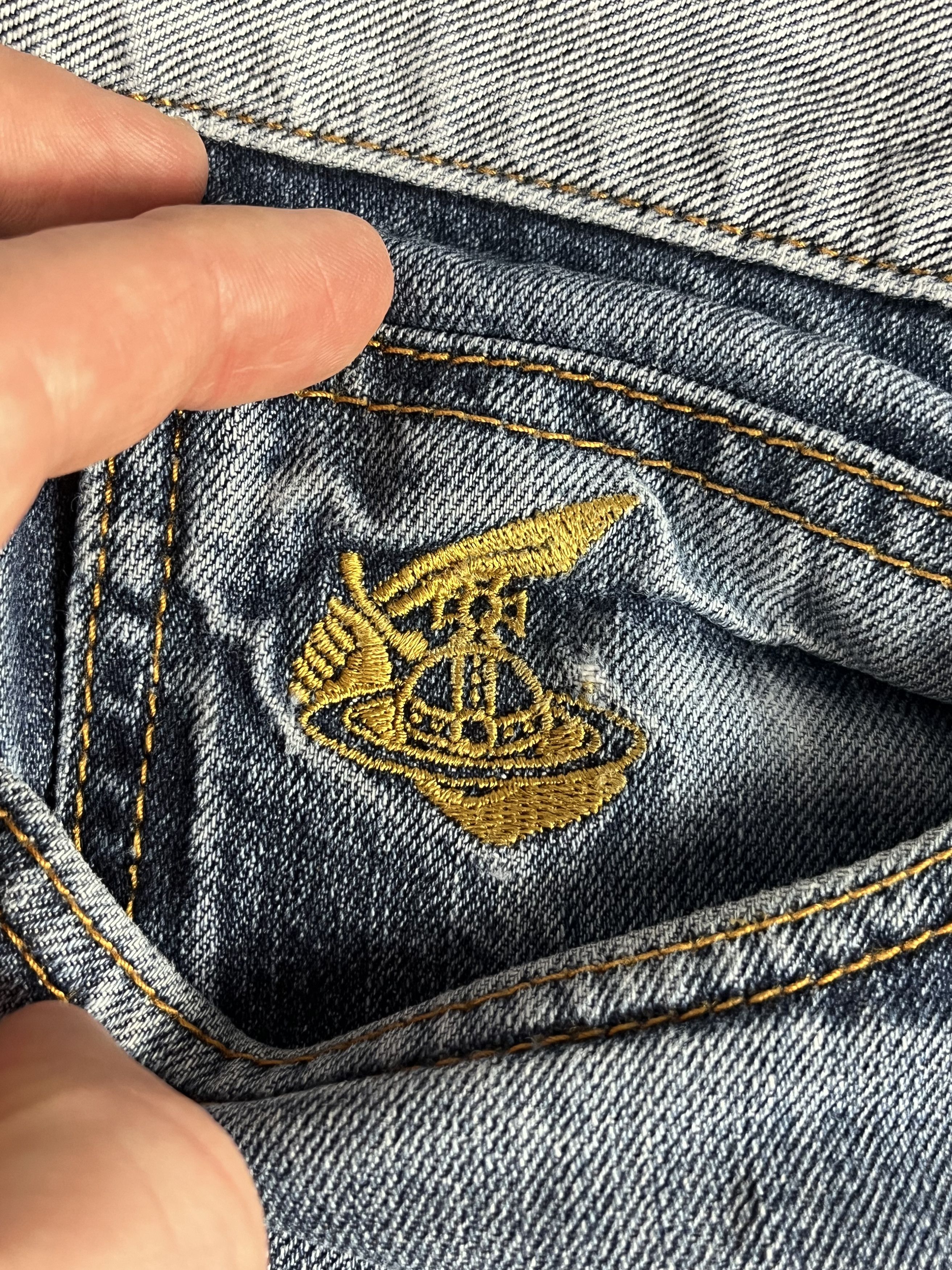 Vivienne Westwood Vivienne Westwood denim jeans 32 size big logo in pocket Size US 32 / EU 48 - 7 Thumbnail