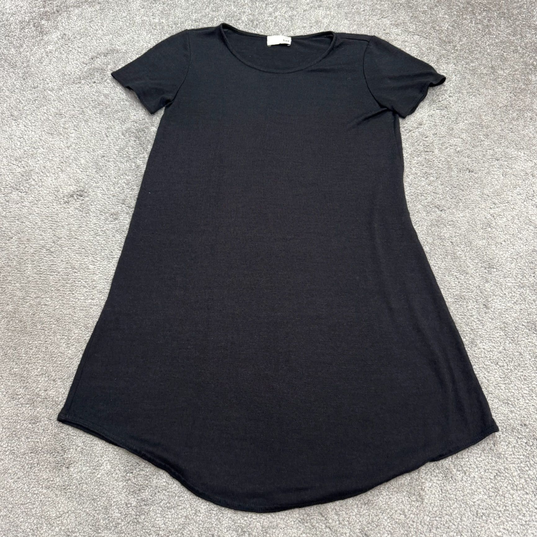 Vintage VINTAGE Wilfred Free Aritzia Mini T-Shirt Dress Women XS Black Short Sleeve Crew Neck Size XS / US 0-2 / IT 36-38 - 2 Thumbnail