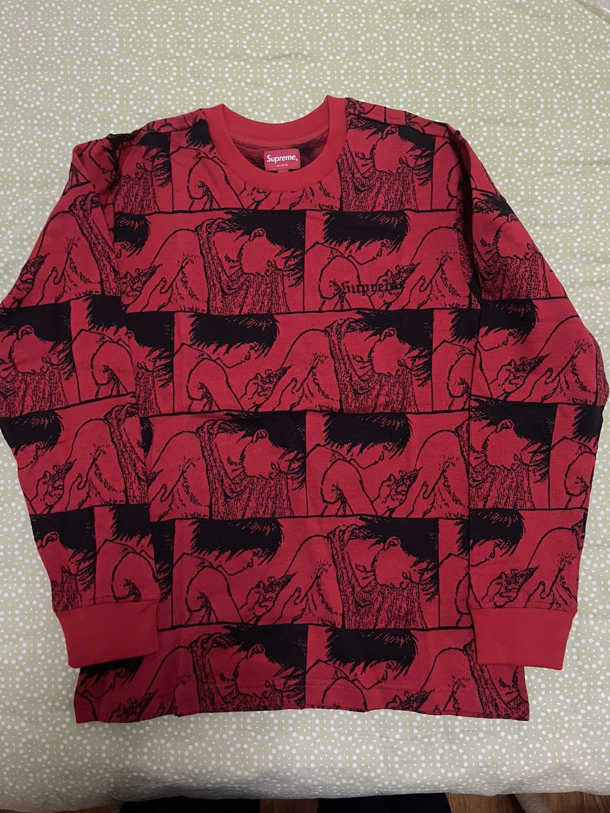 Supreme Supreme Akira Syringe jacquard L/s top sweater small size