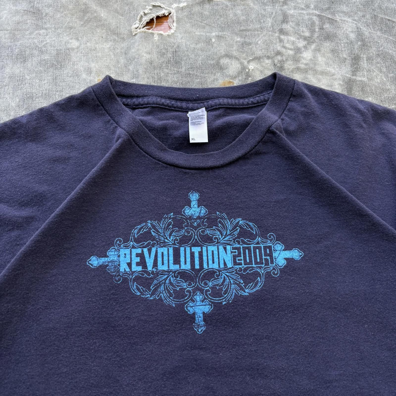 American Apparel Vintage Y2K Revolution Affliction Jesus Bible Verse Shirt Size US XL / EU 56 / 4 - 3 Thumbnail