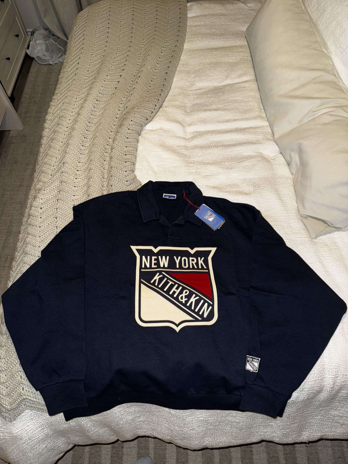 Kith × Ronnie Fieg Kith for the New York Rangers Shield Vintage 