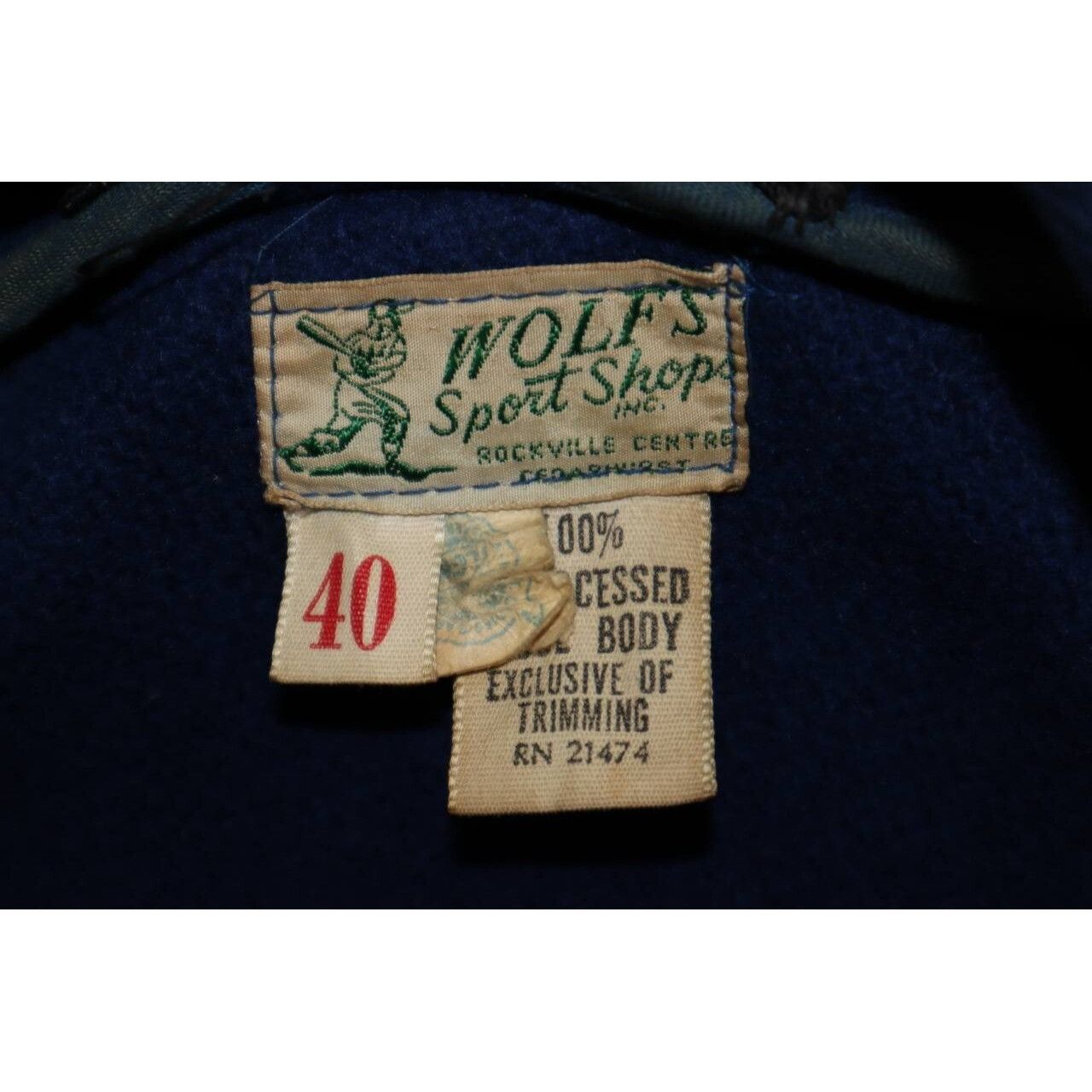 Vintage Vintage 30s 40s Wolf’s Sport Shop RVC All Stars Varsity Size US S / EU 44-46 / 1 - 3 Thumbnail
