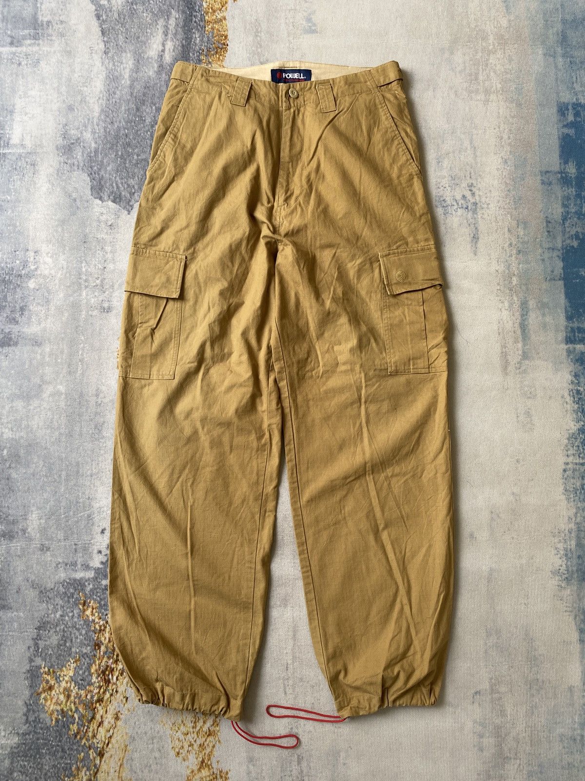 Powell Peralta × Santa Cruz Skateboards 2000s - Powell Peralta Parachute Baggy Cargo Pant Size US 32 / EU 48 - 4 Thumbnail