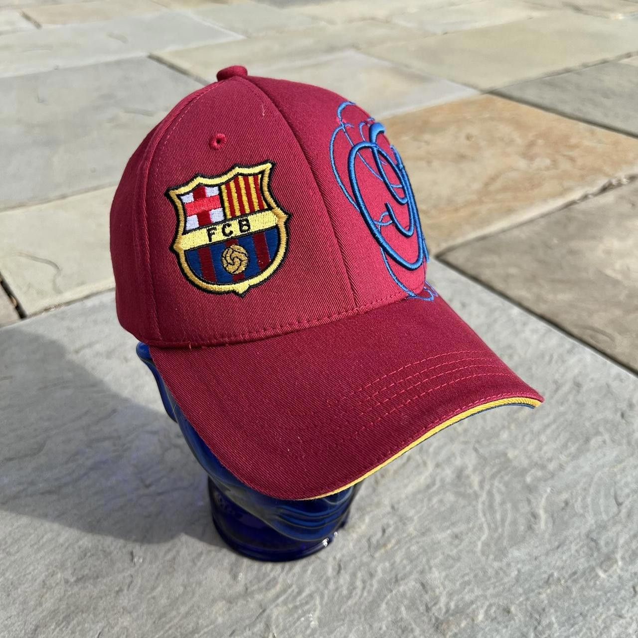Other FCB Football Club Barcelona Dark Red Flexfit Hat Size ONE SIZE - 1 Thumbnail
