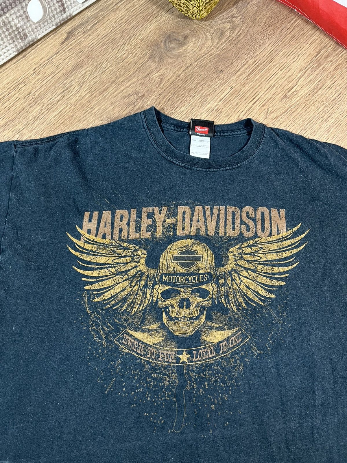 Harley Davidson Vintage Harley Davidson T Shirt Size US XXL / EU 58 / 5 - 4 Thumbnail