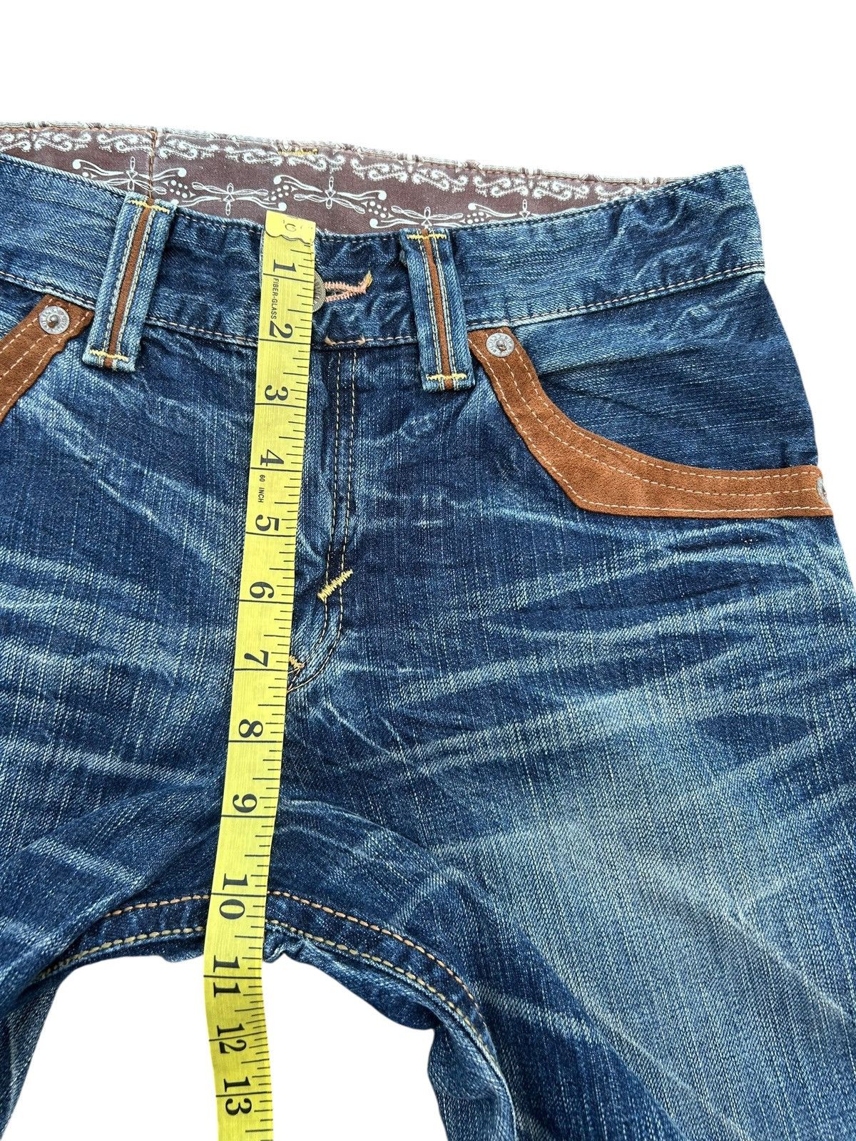 Kapital VINTAGE EDWIN NAVAJO JAPANESE BRAND DENIM JEANS RARE☠️🎌 Size US 31 - 15 Thumbnail