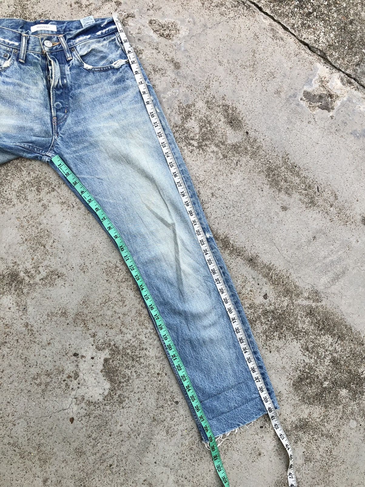 Japanese Brand JAPANESSE MOUSSY CROPPED JEANS Size US 28 / EU 44 - 10 Thumbnail