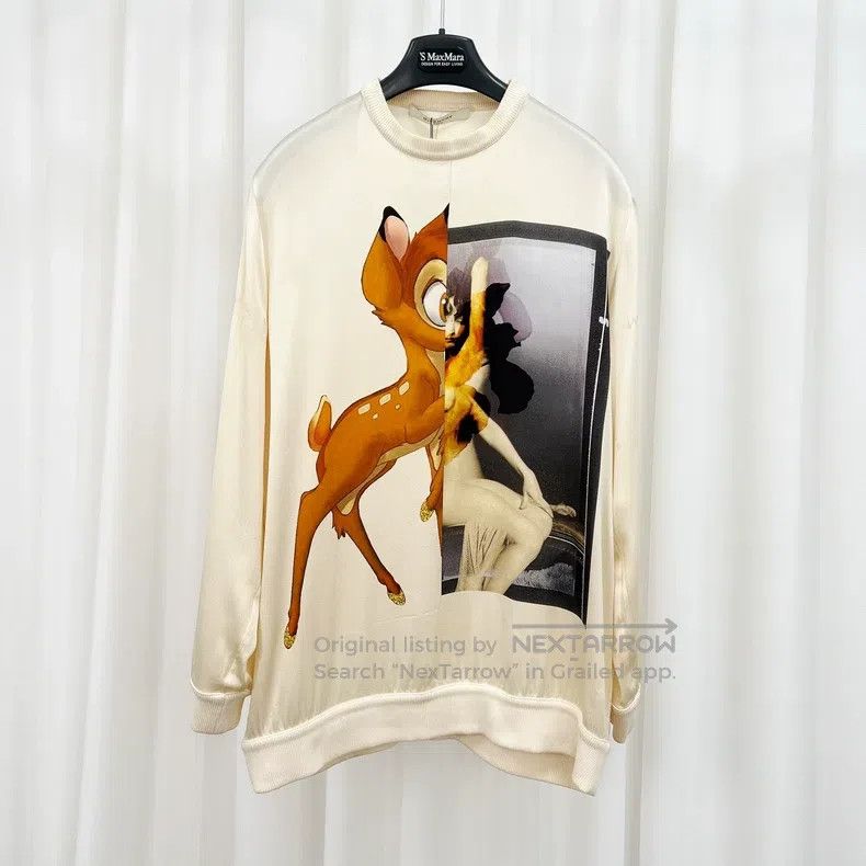 Givenchy Givenchy Silk Deer Sweatshirt (Size XS) Size US XS / EU 42 / 0 - 1 Thumbnail