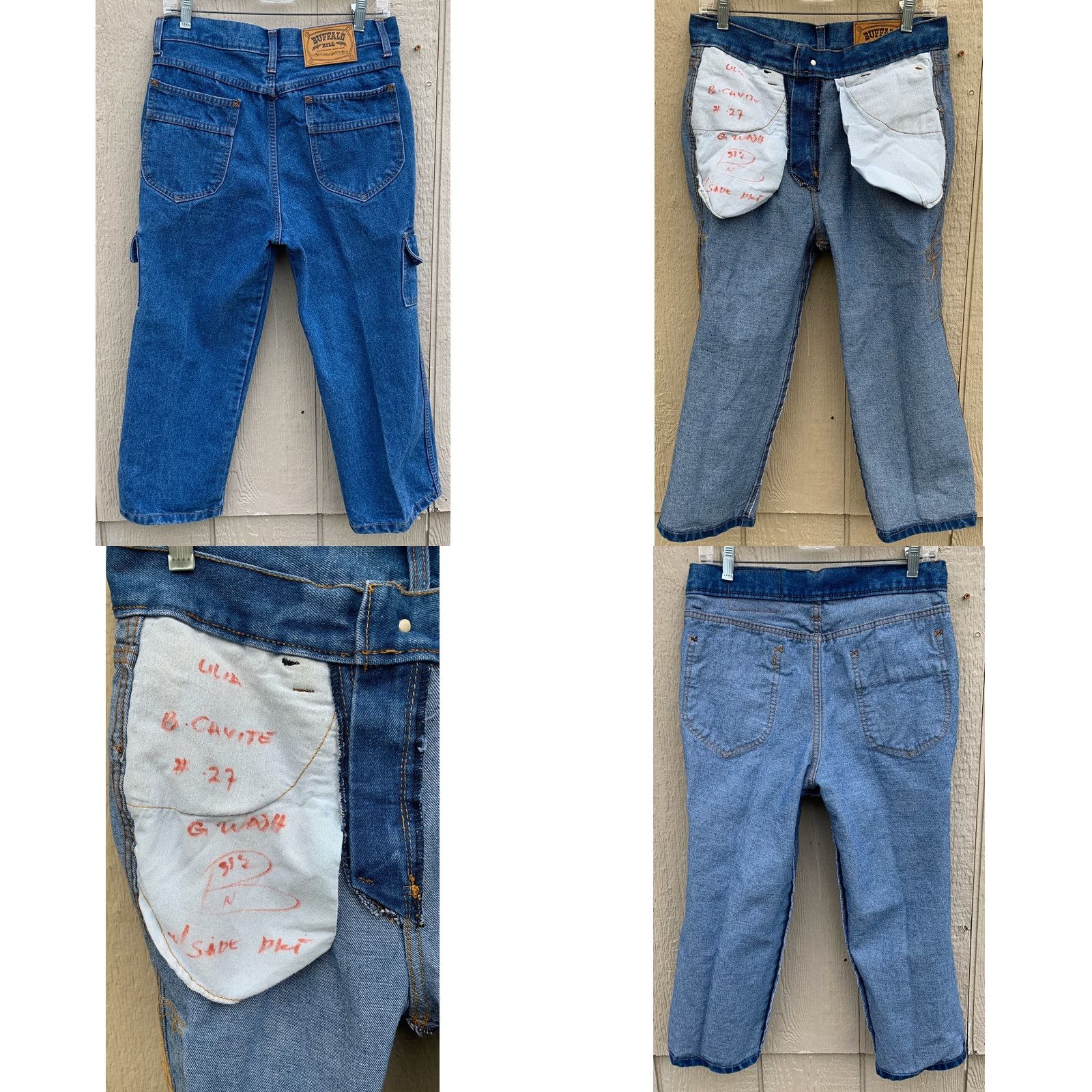 Vintage Buffalo Bill Side Pocket Jeans Buffalo Bill The Legendary Jeans Maker 31” Waist Jeans Capri Women 31 Blue Denim 21in Inseam Pockets Zip Size 24" / US 00 / IT 34 - 8 Thumbnail