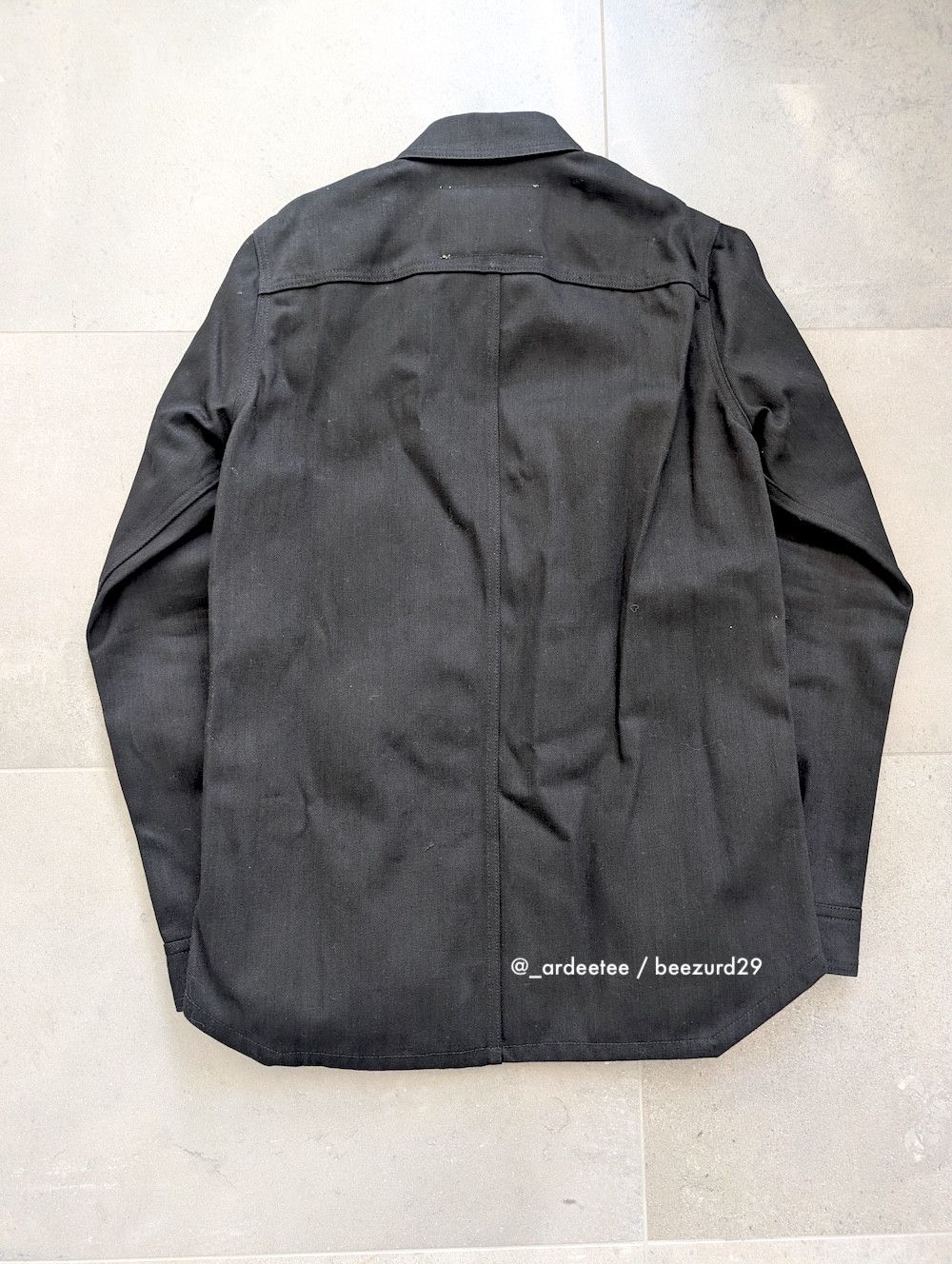 Rick Owens Drkshdw *NEW* LIMITED JAPANESE SELVEDGE DENIM OUTERSHIRT Size US S / EU 44-46 / 1 - 3 Thumbnail