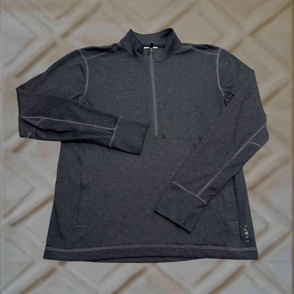 Prana Prana Jarvis 1/2 Zip Wool Blend Pullover Jacket Mens Small Gray Pockets Outdoor Size US S / EU 44-46 / 1 - 1 Thumbnail