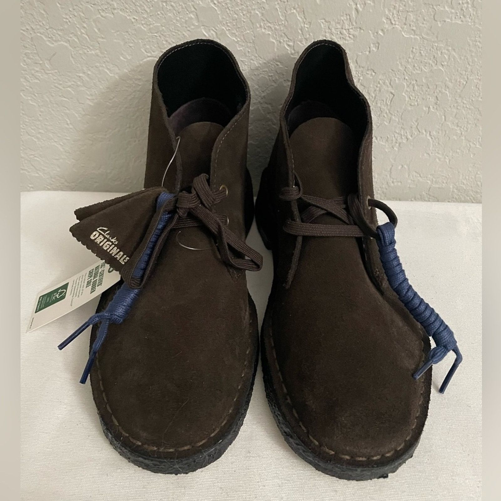 Clarks Clarks Men Desert Boot Bushacre 3 Chukka Brown Suede 7.5 Size US 7.5 / EU 40-41 - 2 Thumbnail