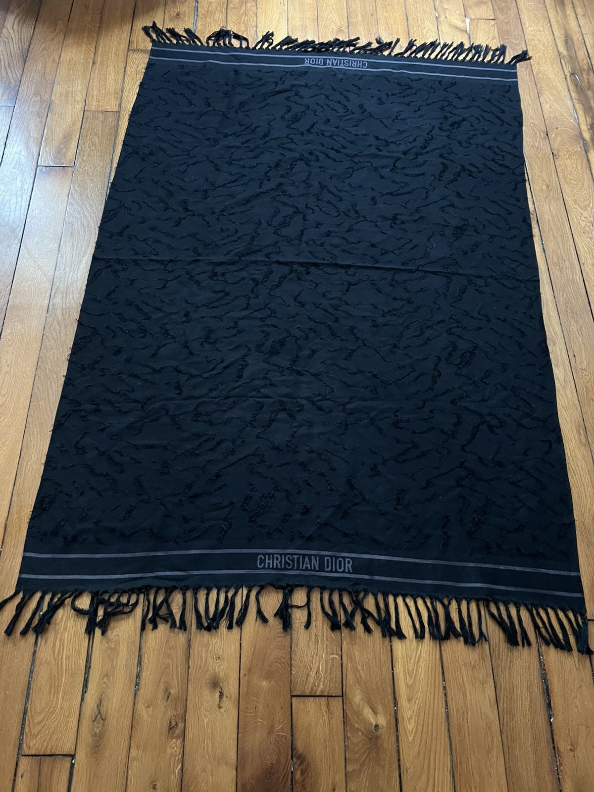 Dior Dior Black Plaid 170x120cm Size ONE SIZE - 1 Thumbnail
