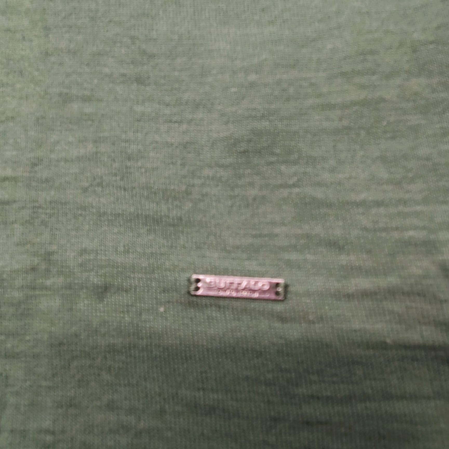 Buffalo David Bitton Buffalo David Bitton Hoodie Koyo Green Trekking Men's M Green Solid Knit Logo Full Zip Hooded Long Sleeve All Seasons Regular Mens Size US M / EU 48-50 / 2 - 6 Thumbnail