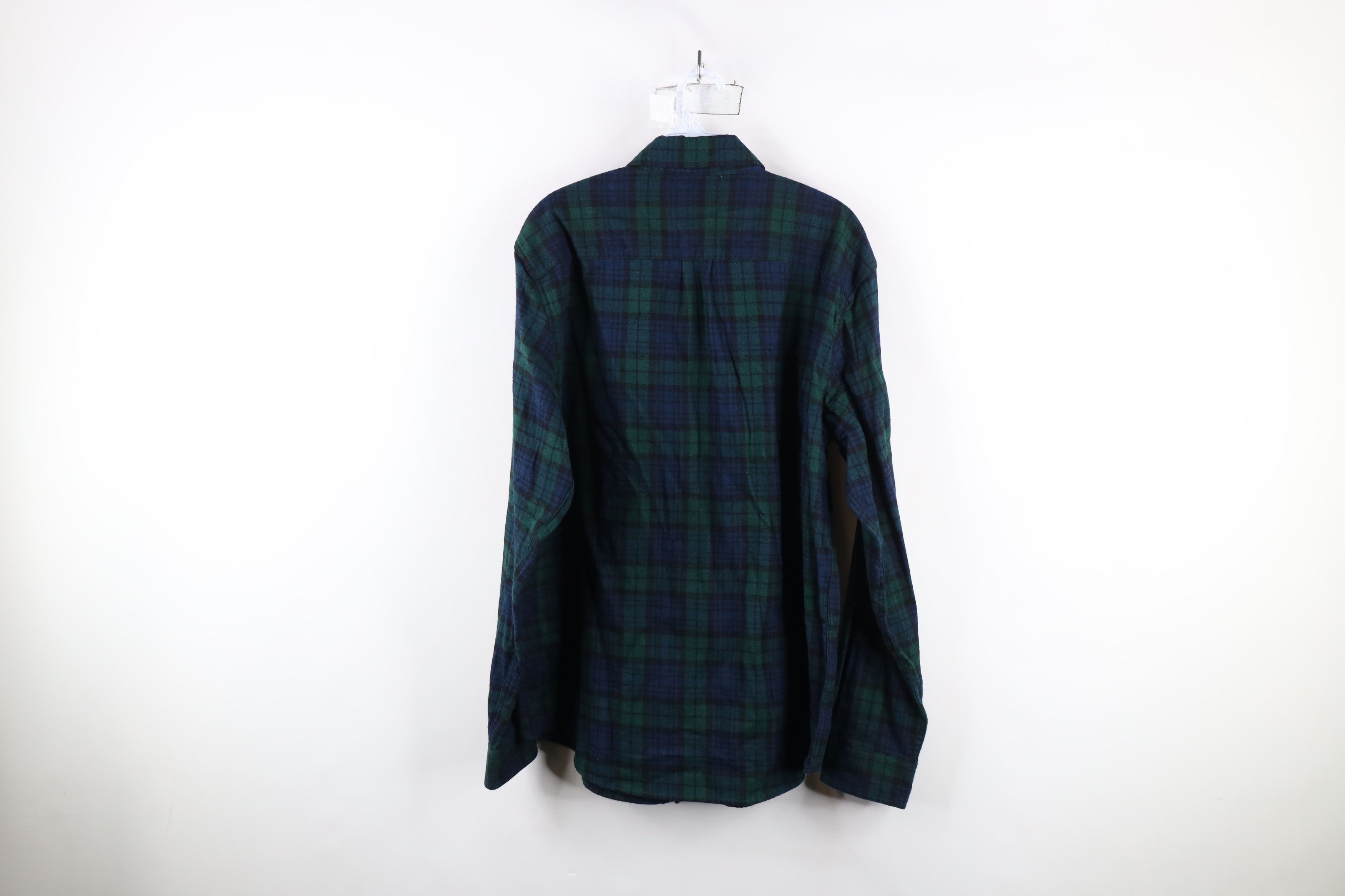 L.L. Bean × Vintage Vintage LL Bean Flannel Collared Button Down Shirt Plaid Size US M / EU 48-50 / 2 - 8 Thumbnail