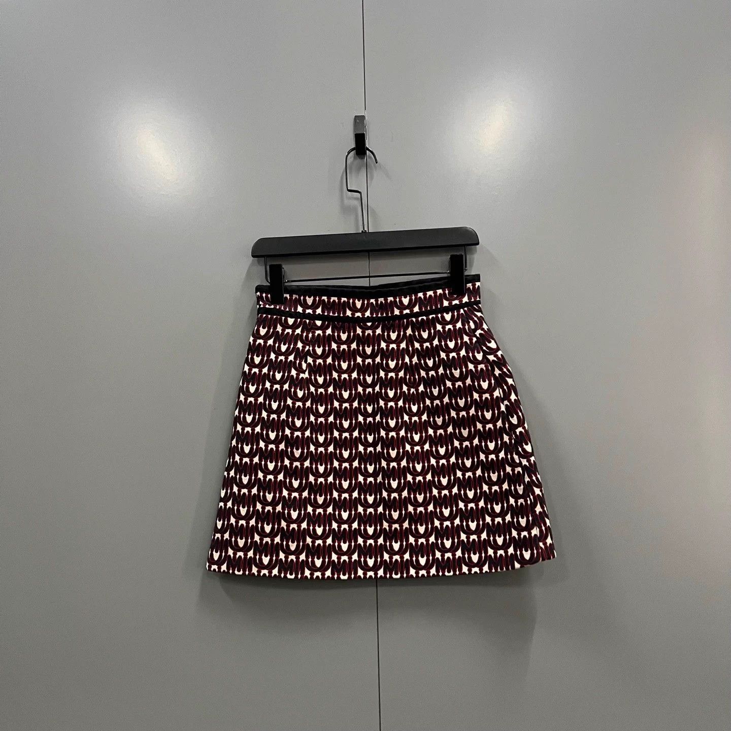 Miu Miu Miu Miu interlocked logo mini skirt 38 95 New Size 26" / US 2 / IT 38 - 2 Thumbnail