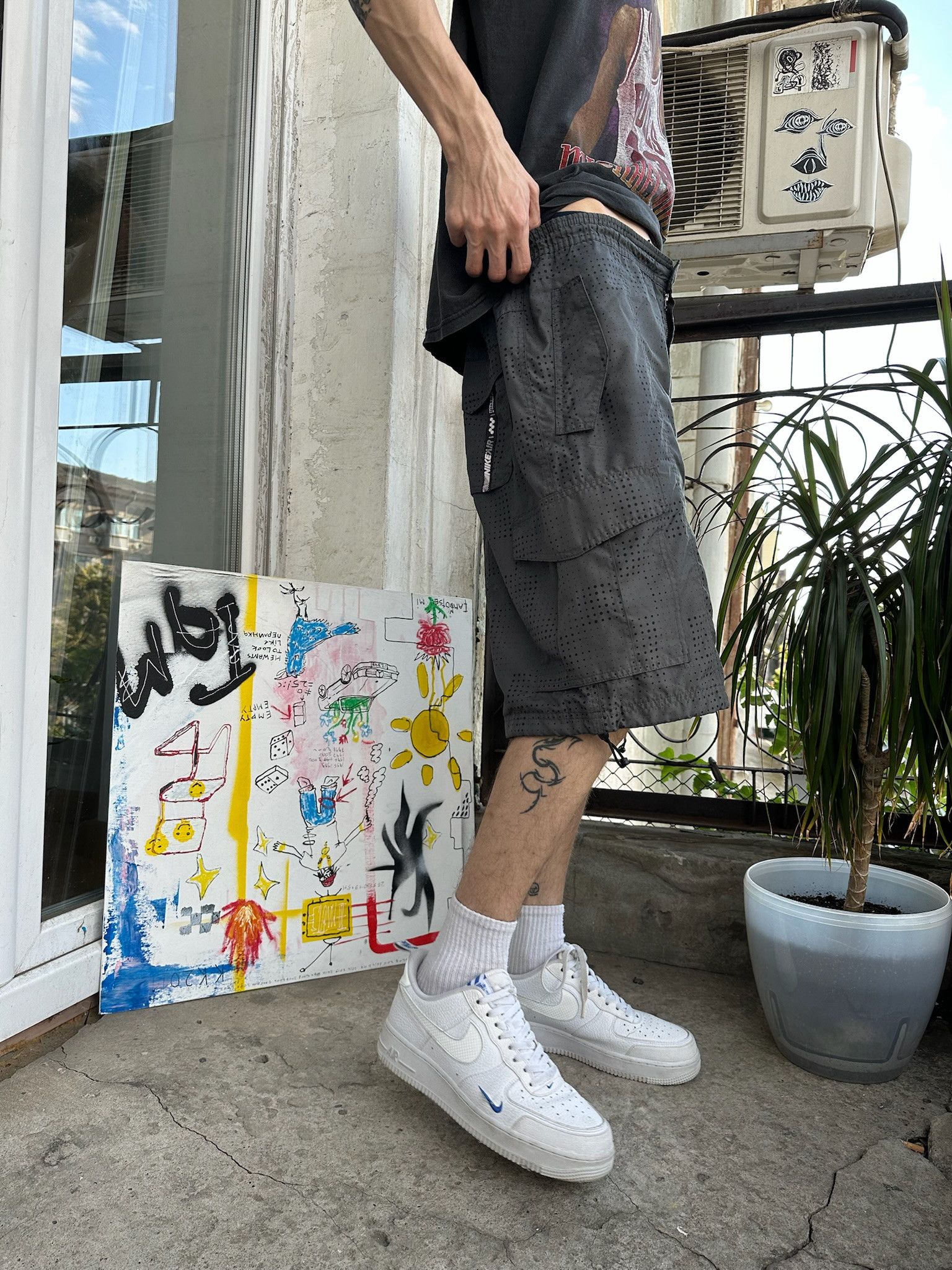 Nike Vintage Nike Air cargo shorts size L y2k Size US 34 / EU 50 - 3 Thumbnail