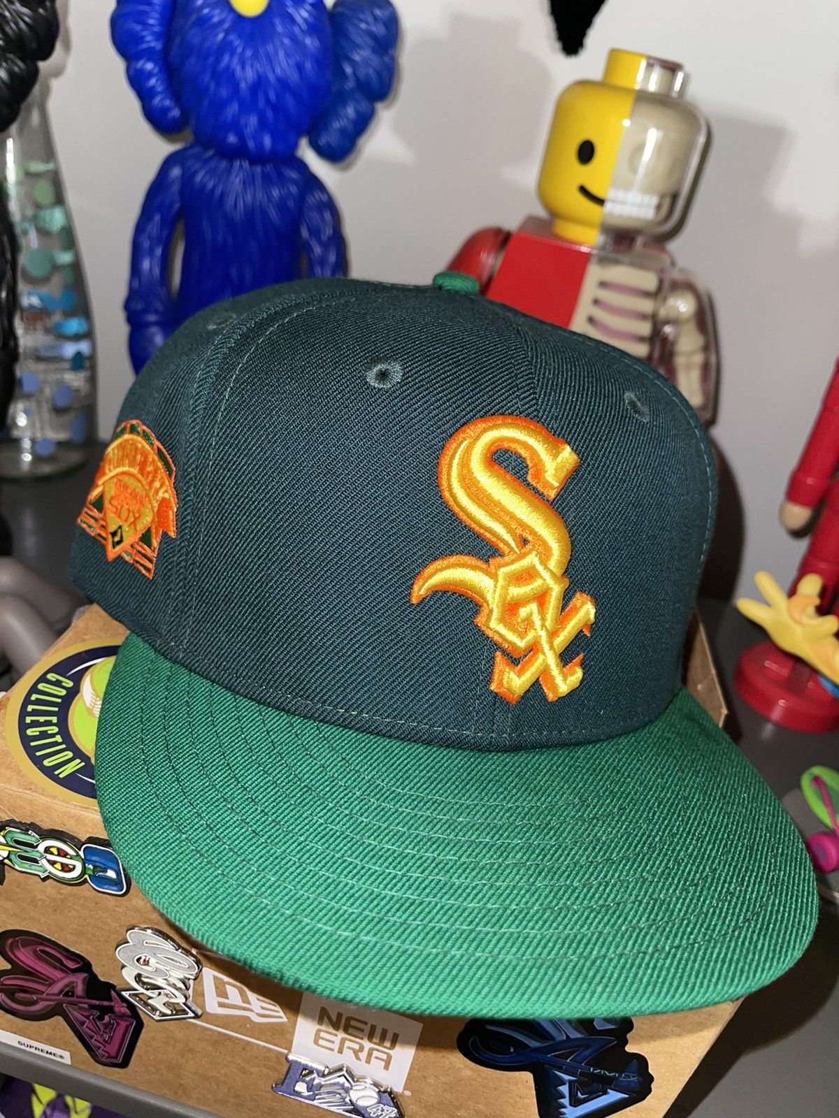 Hat Club × MyFitteds × New Era 7 3/8 MyFitteds Tops Upper Deck Chicago White Sox Grey UV Size 38 - 4 Thumbnail