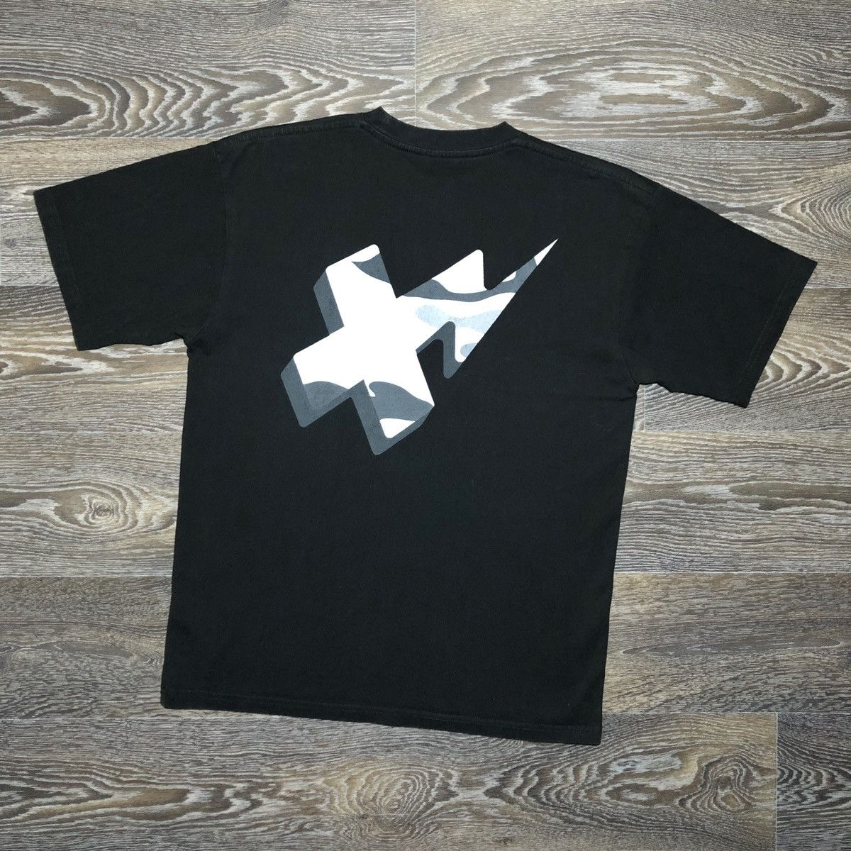 Places + Faces PLACES + FACES Camo Graphic Backprint Heavyweight Tee Shirt Size US M / EU 48-50 / 2 - 2 Thumbnail