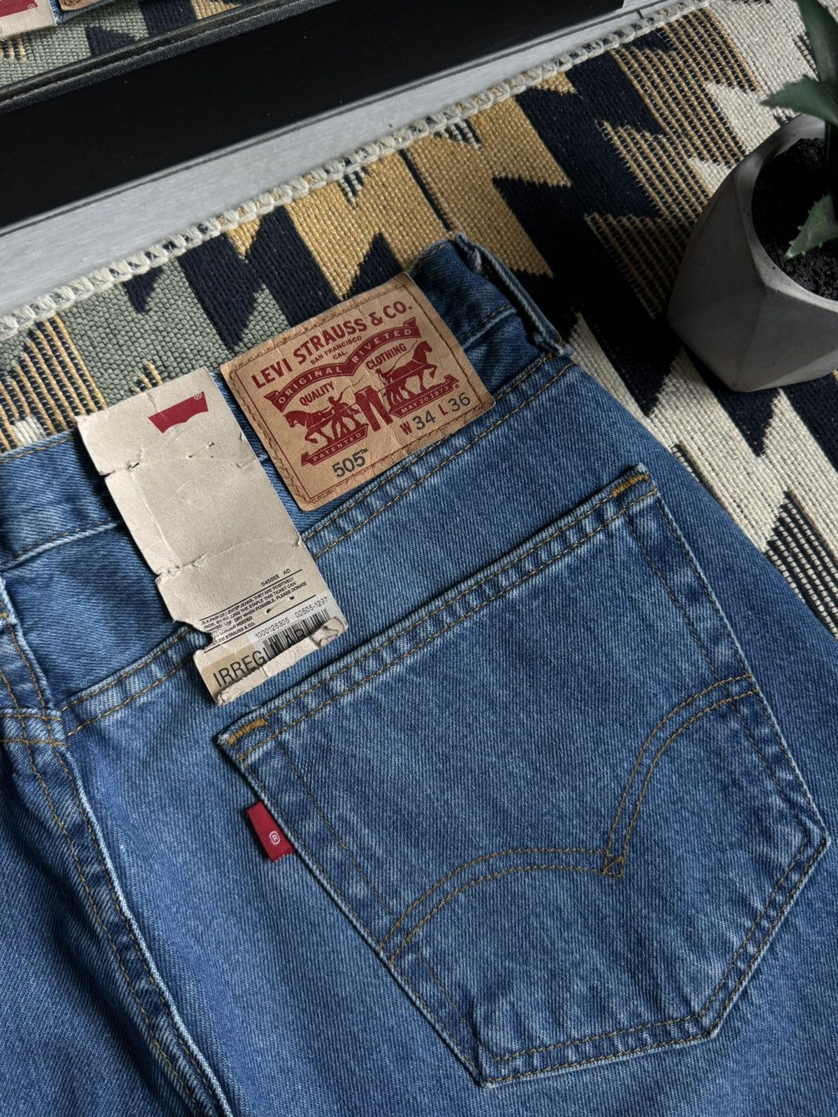 Levi's New! Levi’s 5050 Regular Fit Denim Jeans Size US 34 / EU 50 - 6 Thumbnail