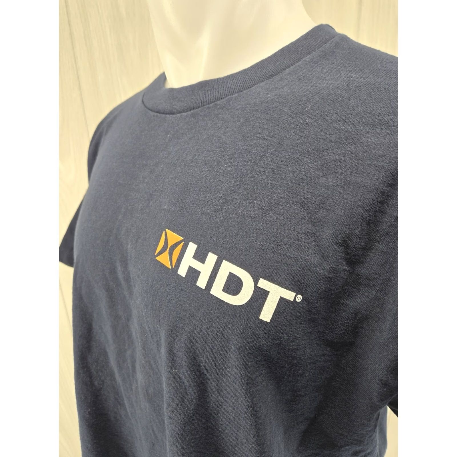 Vintage HDT Global T Shirt XL Blue Cotton Short Sleeve Men X-Large Size US XL / EU 56 / 4 - 4 Thumbnail