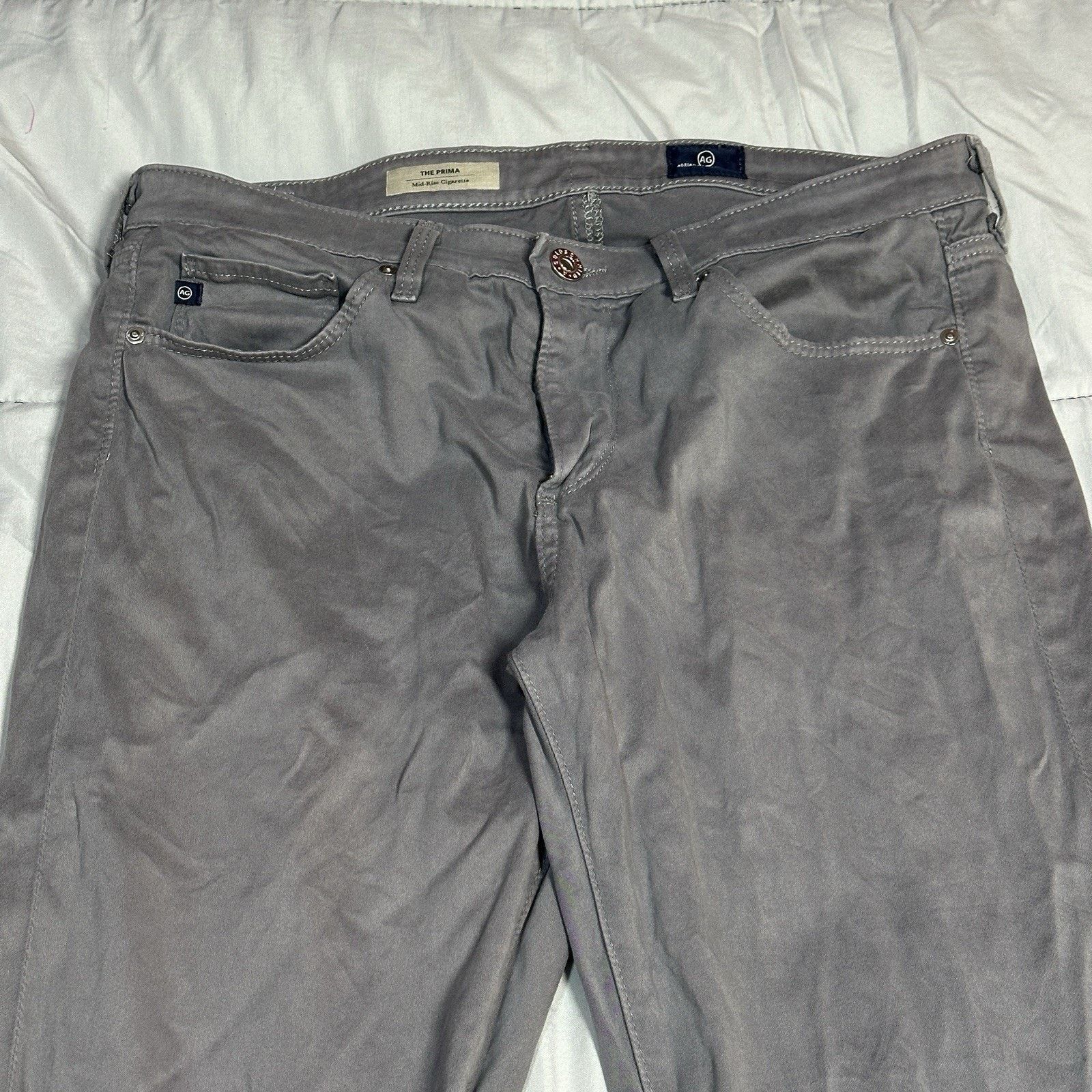 AG Adriano Goldschmied AG Adriano Goldschmied Slim Straight Jeans 29R 30x28 Prima Size 29" - 3 Thumbnail