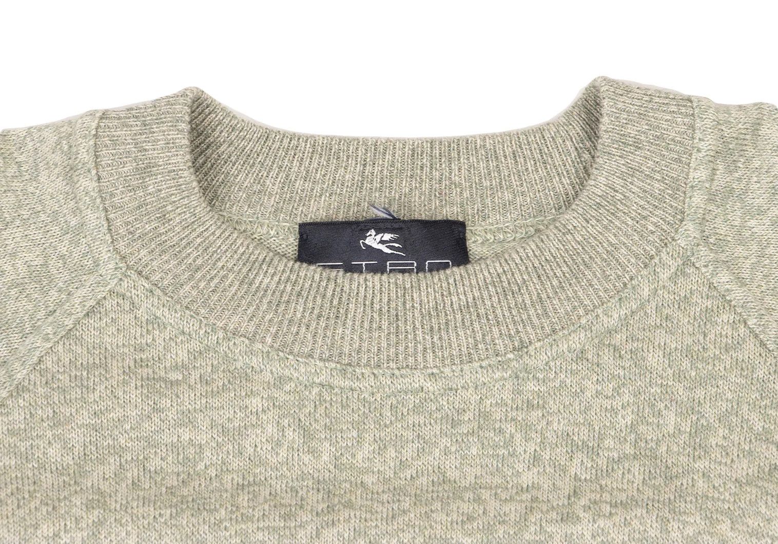 Etro Cotton Point Embroidered Knit in Green 50 Size US M / EU 48-50 / 2 - 4 Thumbnail